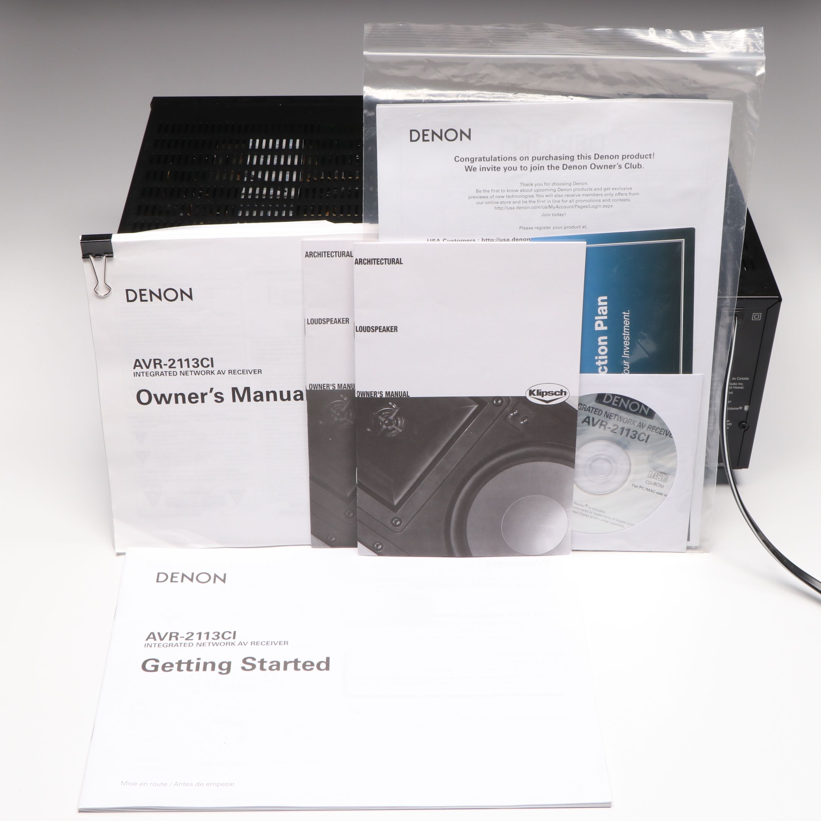 Denon AVR-2113CI Receiver with Remote