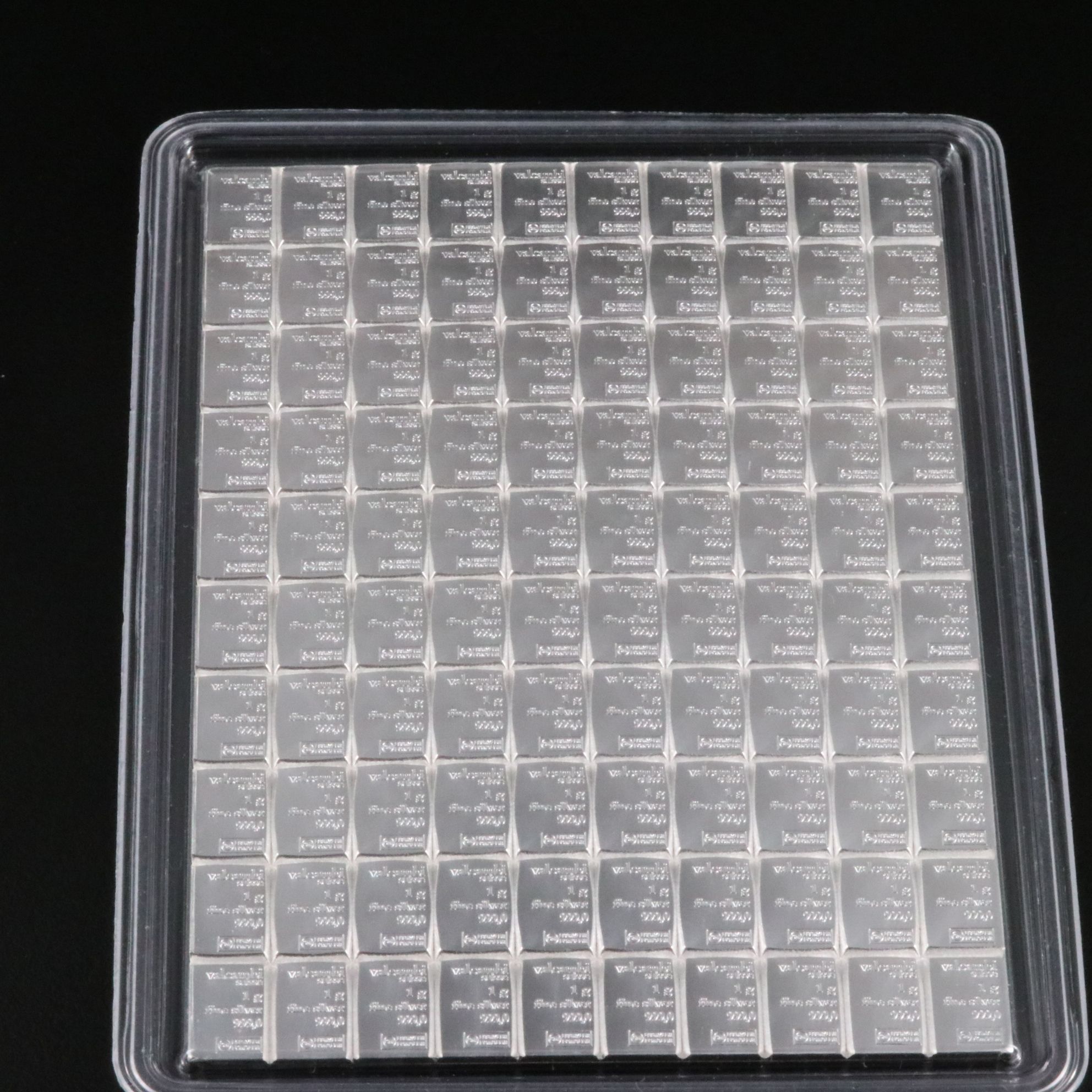 Valcambi 100 Gram Segmented .999 Silver Bar