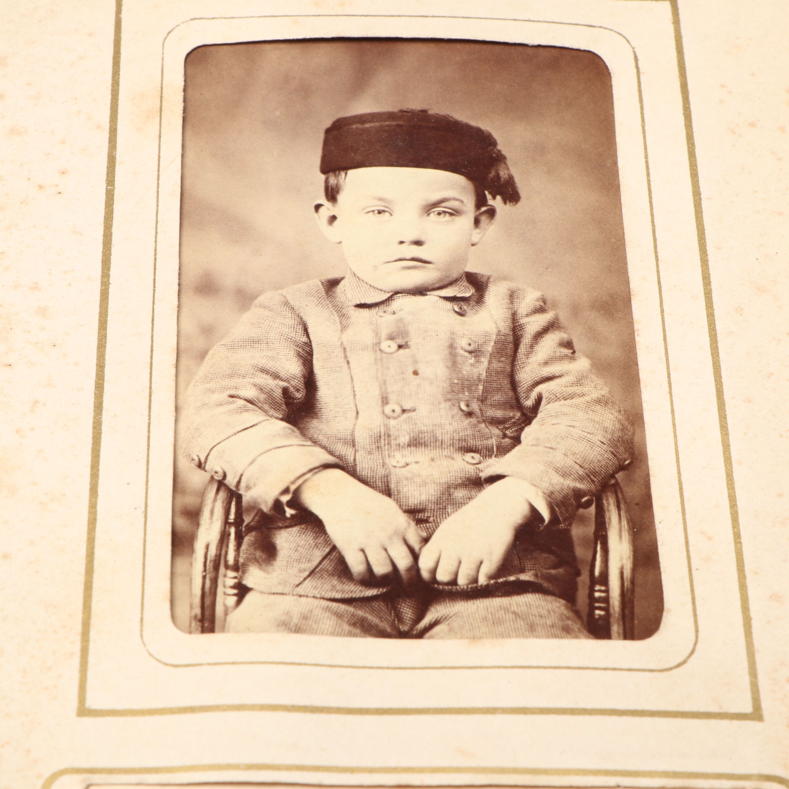 Carte de Visite and Silver Gelatin Photographs of Men, Women and Children