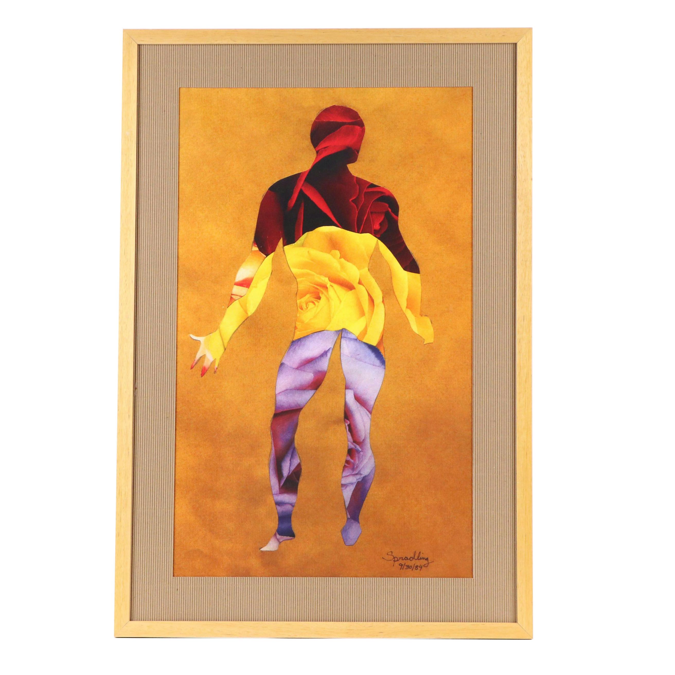 Giclée After Gary Spradling "A Rose by Any Other Man is a Man," 21st Century