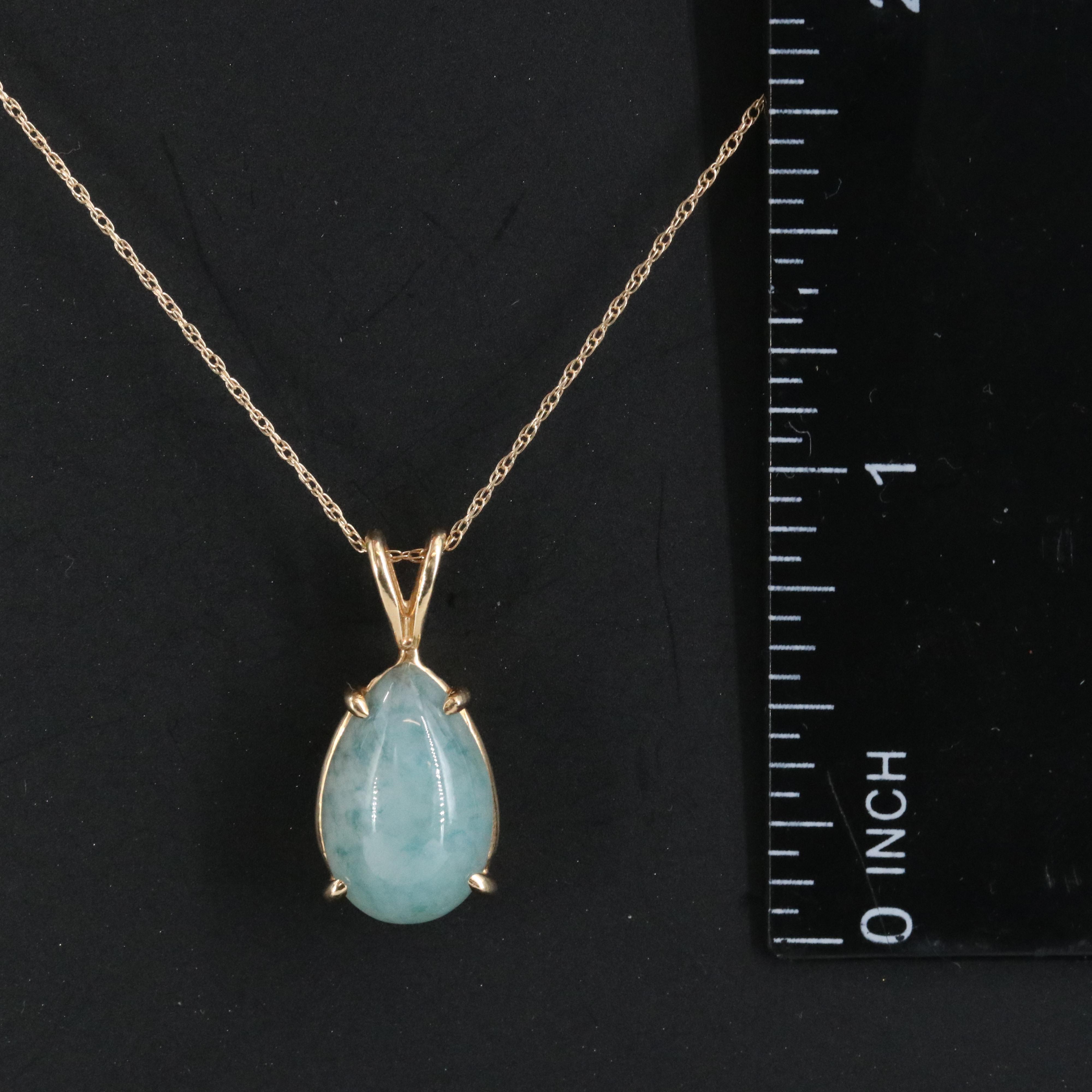 14K Jadeite Necklace