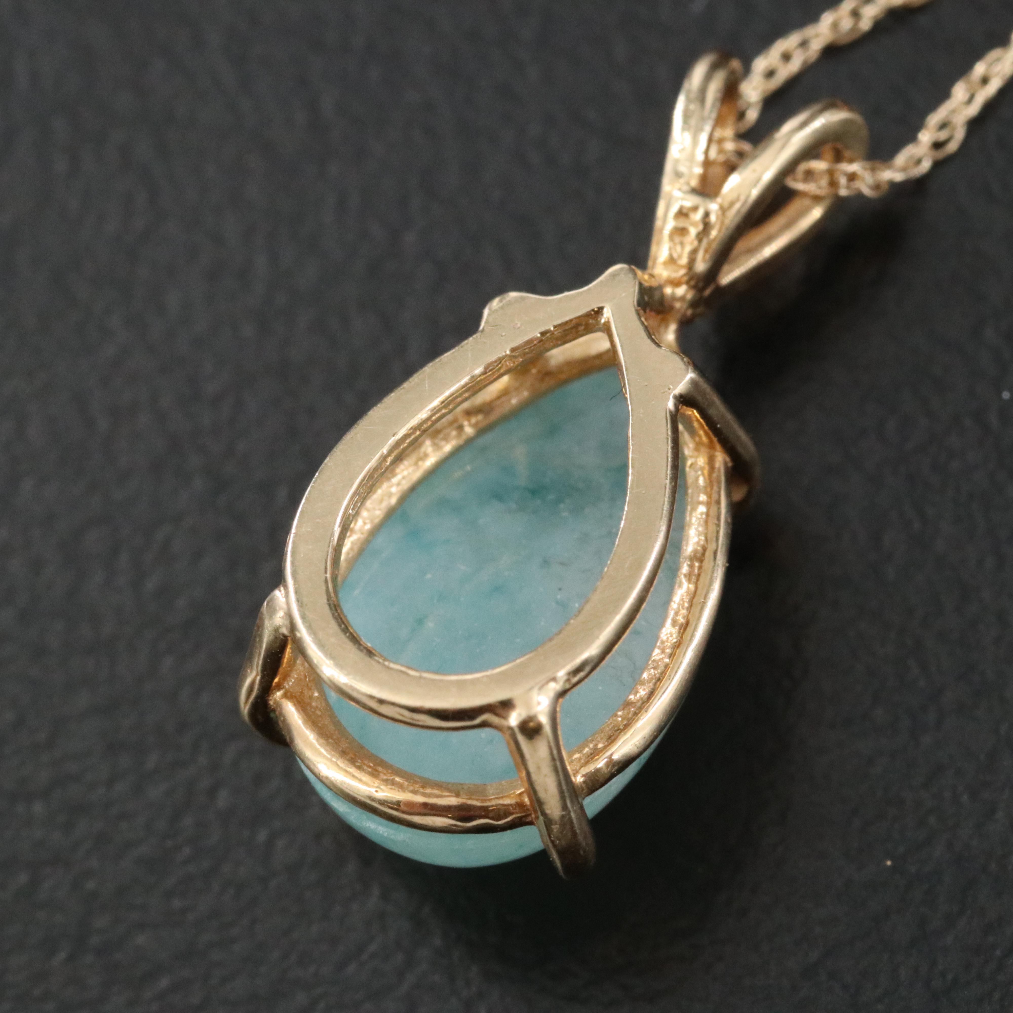 14K Jadeite Necklace