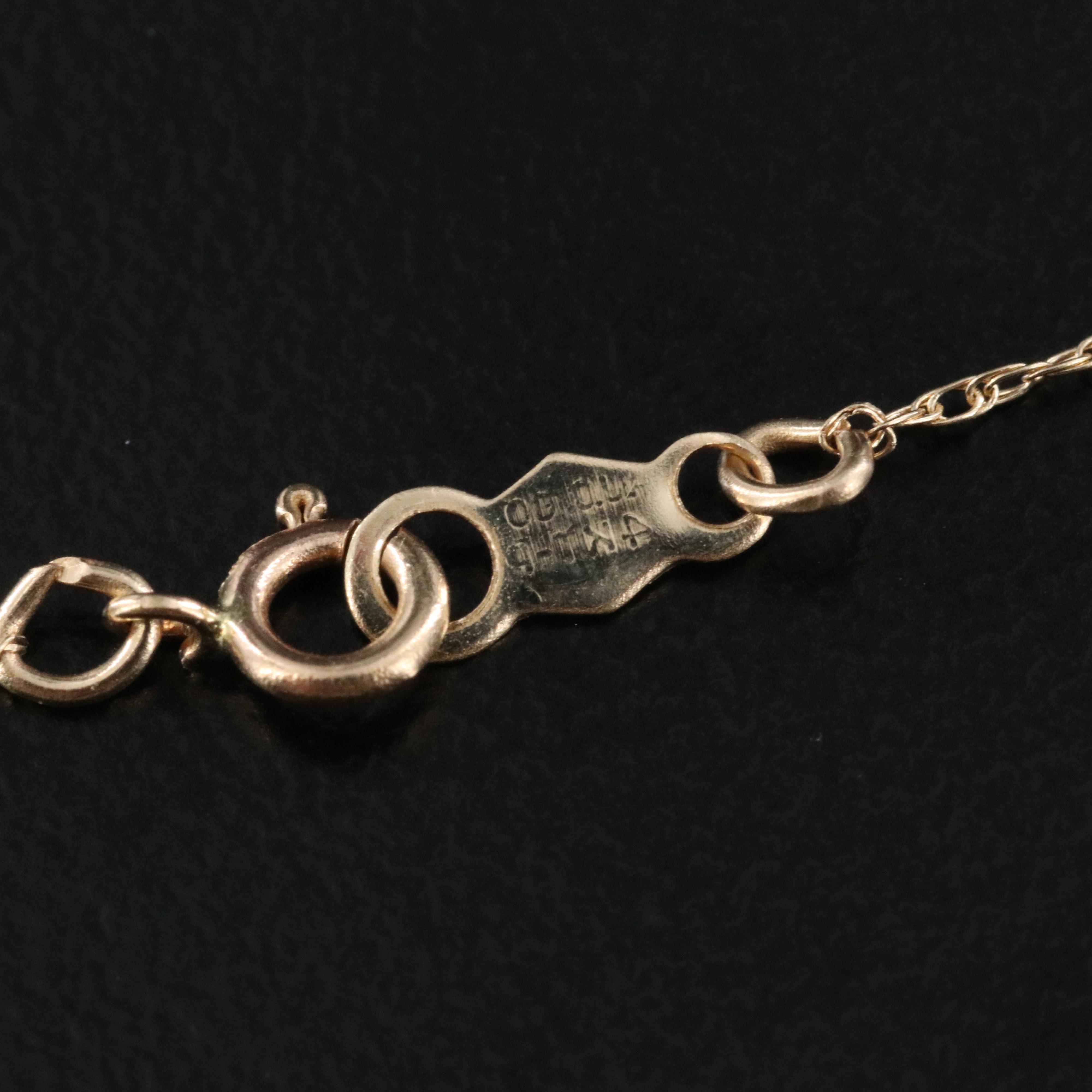 14K Jadeite Necklace