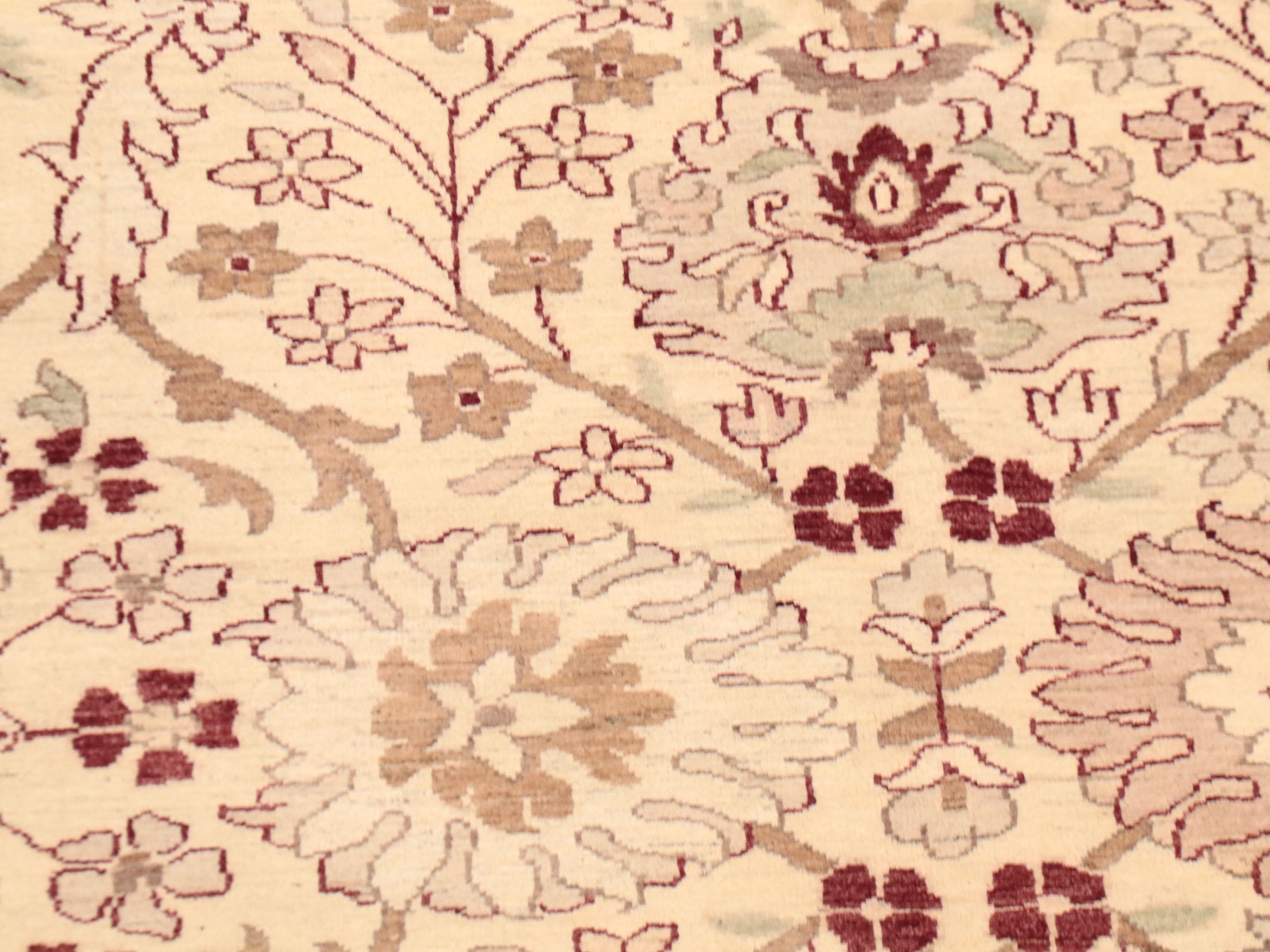 8'11 x 11'9 Hand-Knotted Pakistani Peshawar Area Rug