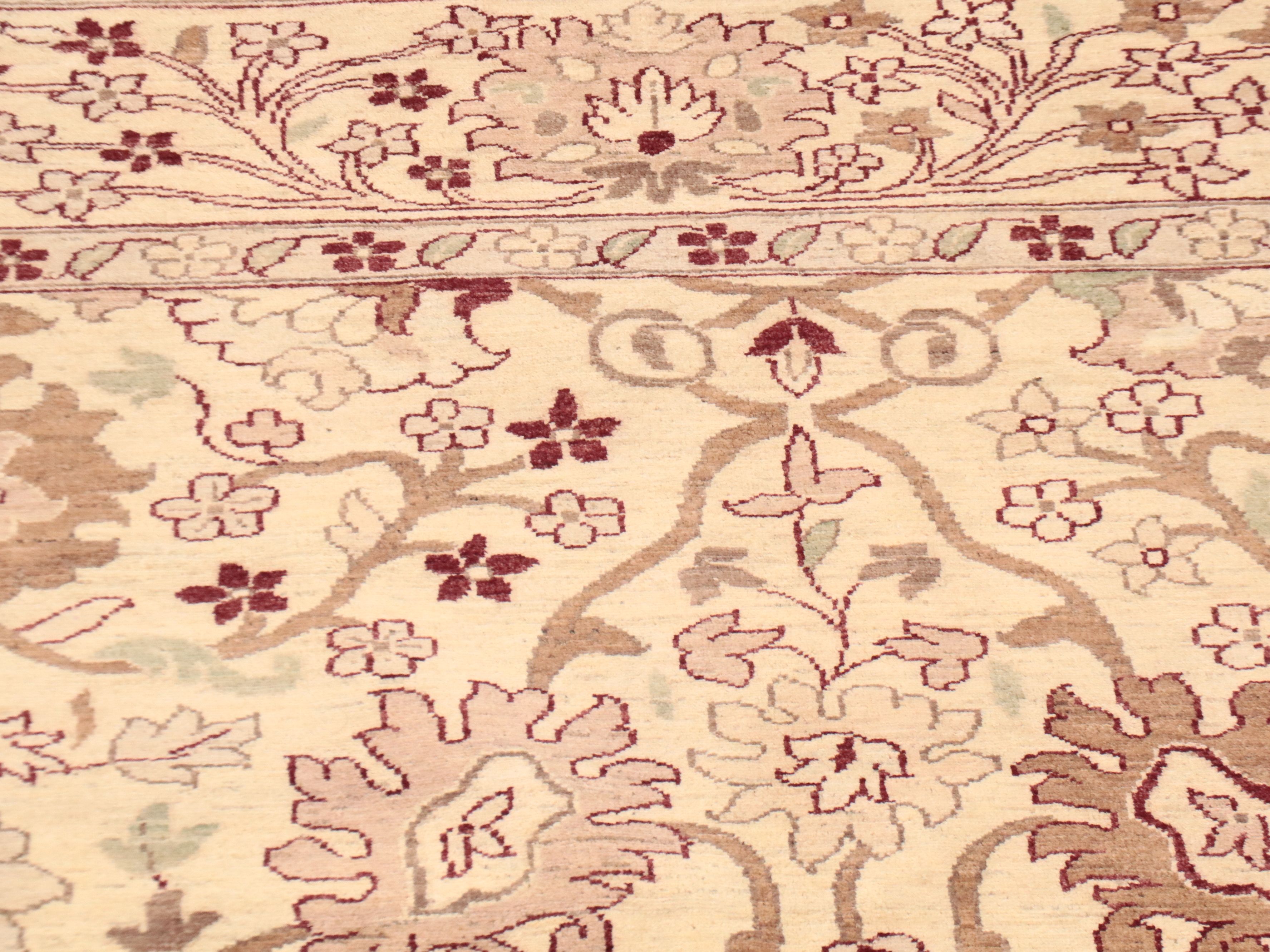 8'11 x 11'9 Hand-Knotted Pakistani Peshawar Area Rug