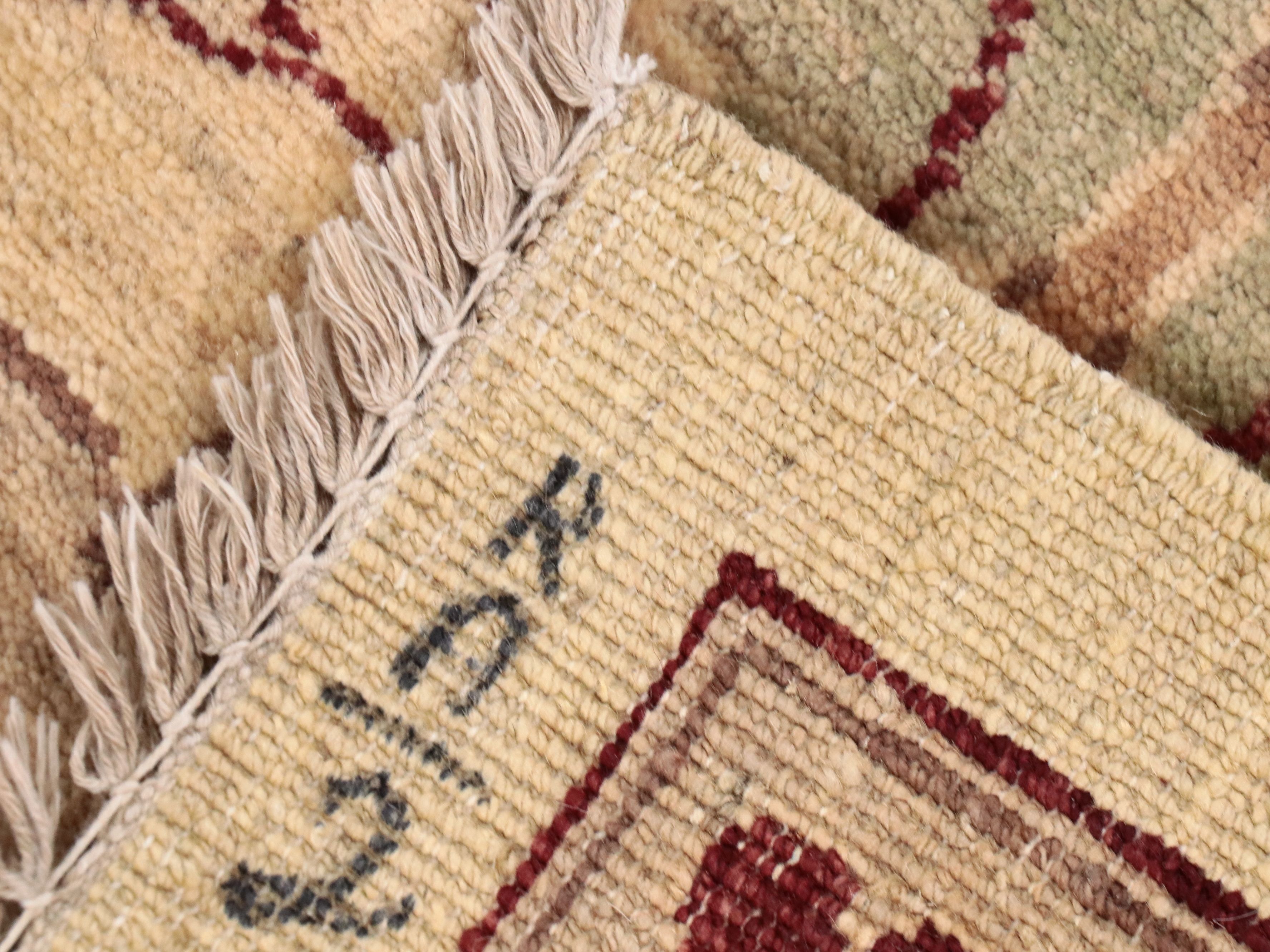 8'11 x 11'9 Hand-Knotted Pakistani Peshawar Area Rug