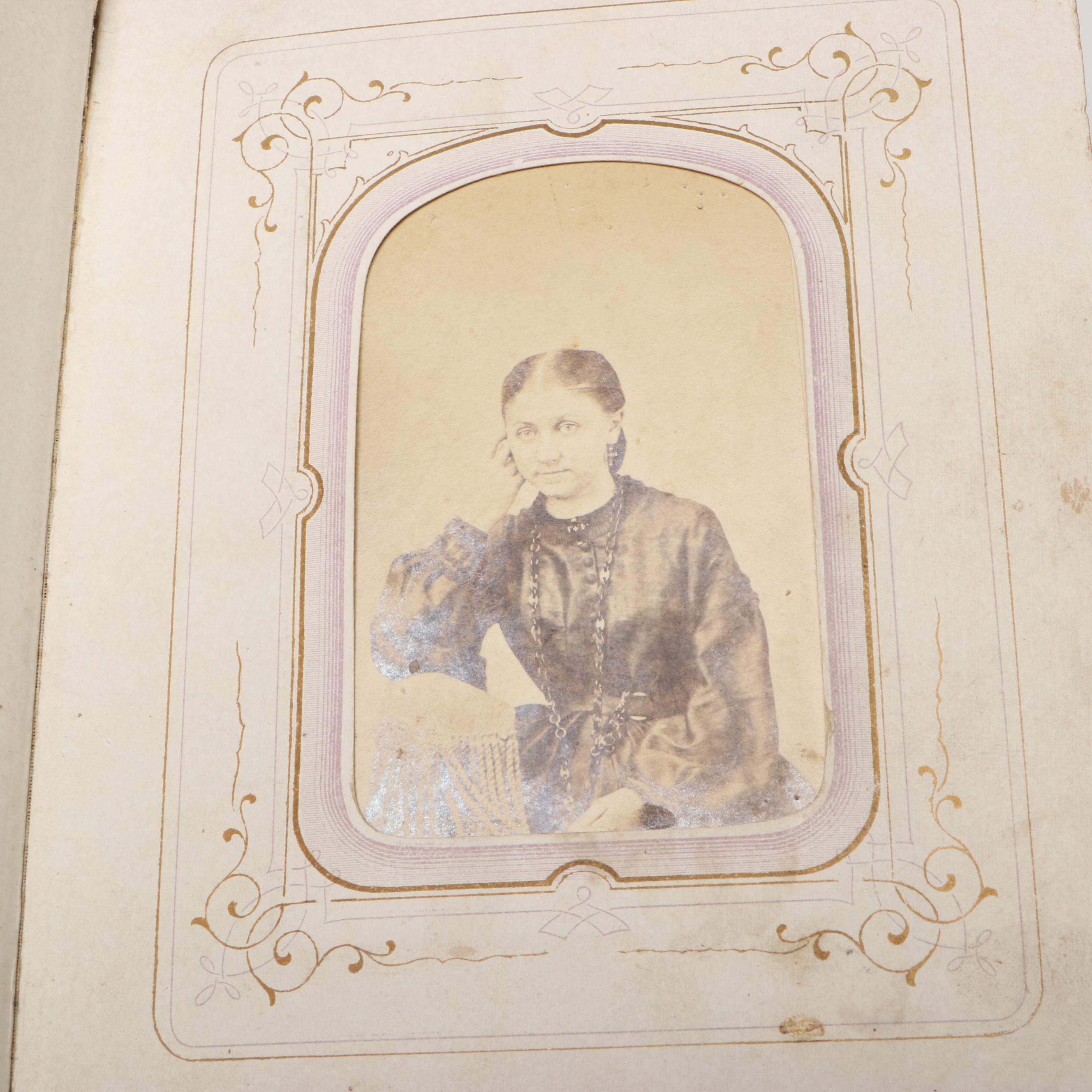 German with Other Portraits of Men, Women and Children, Mid-19th Century