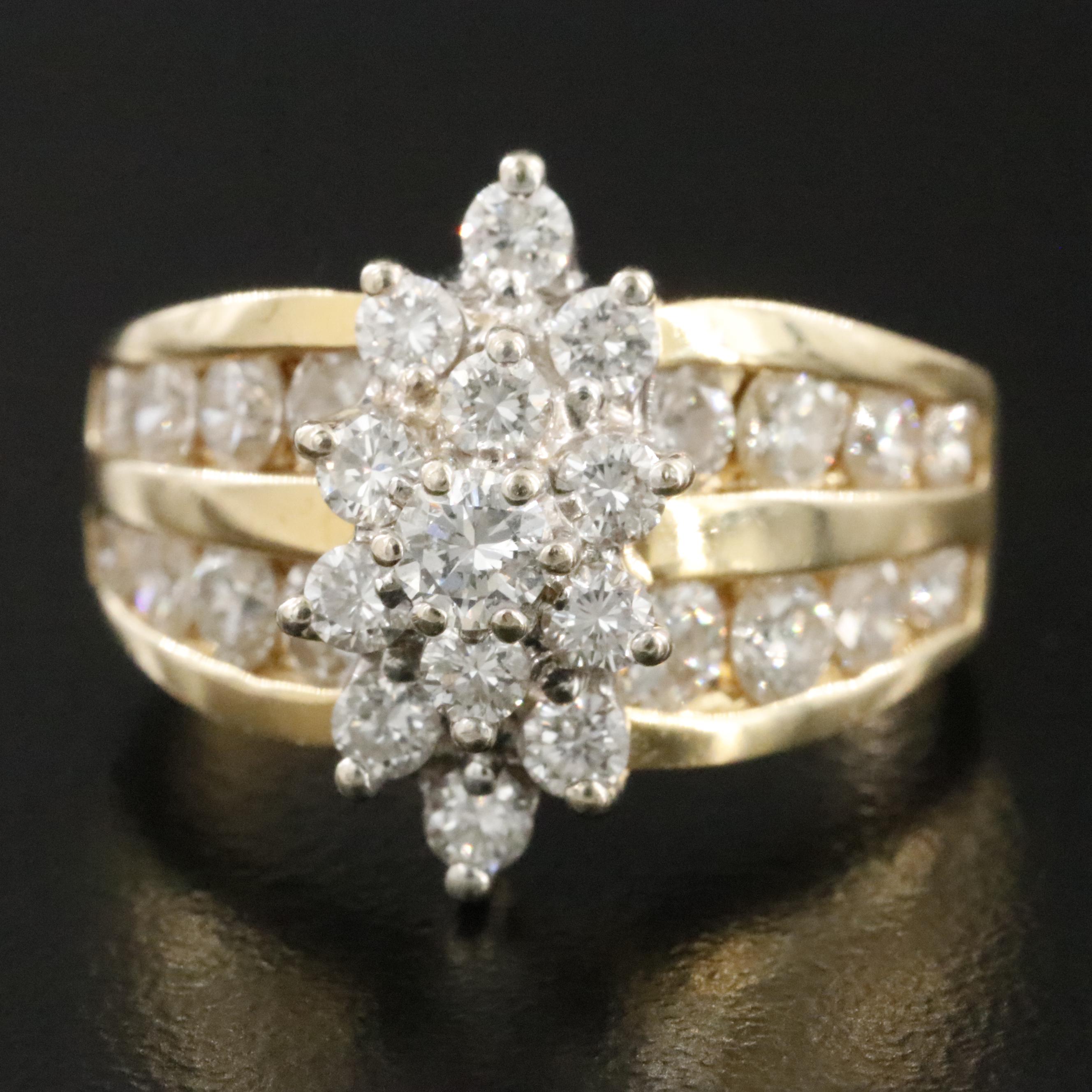 14K 1.96 CTW Diamond Ring