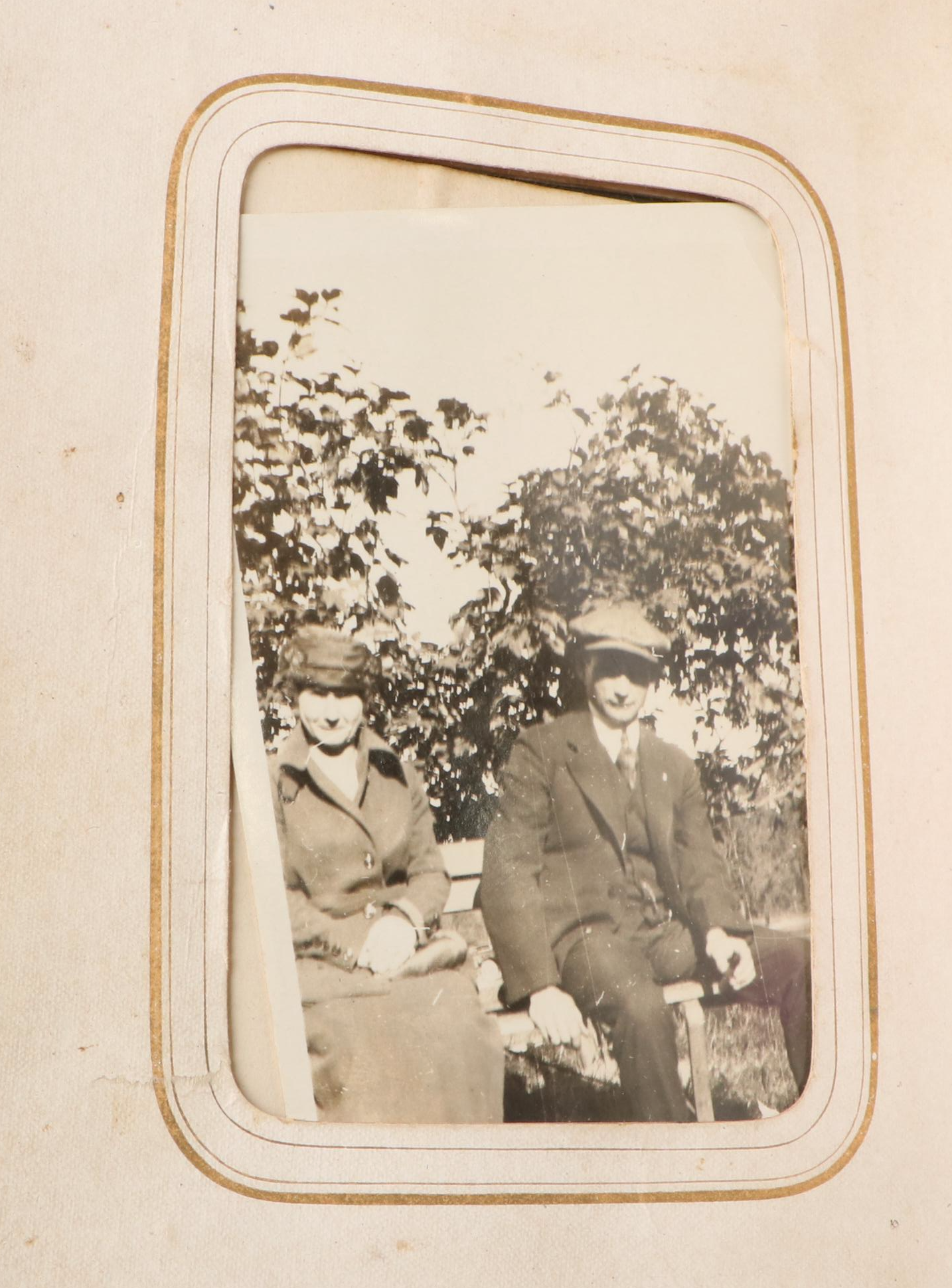 Tintype with Other Photos of Men, Women and Children, Late 19th/Early 20th C.
