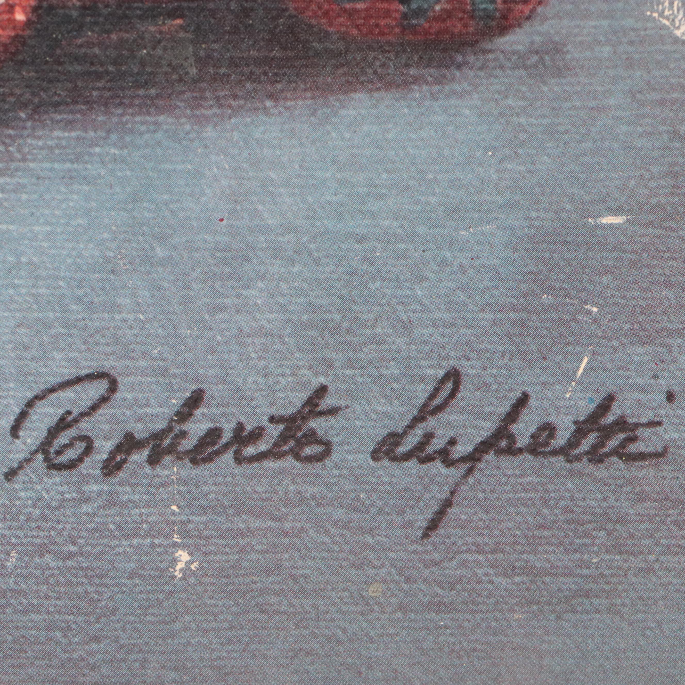 Offset Lithograph After Roberto Lupetti of Still Life with Fruit, 20th Century