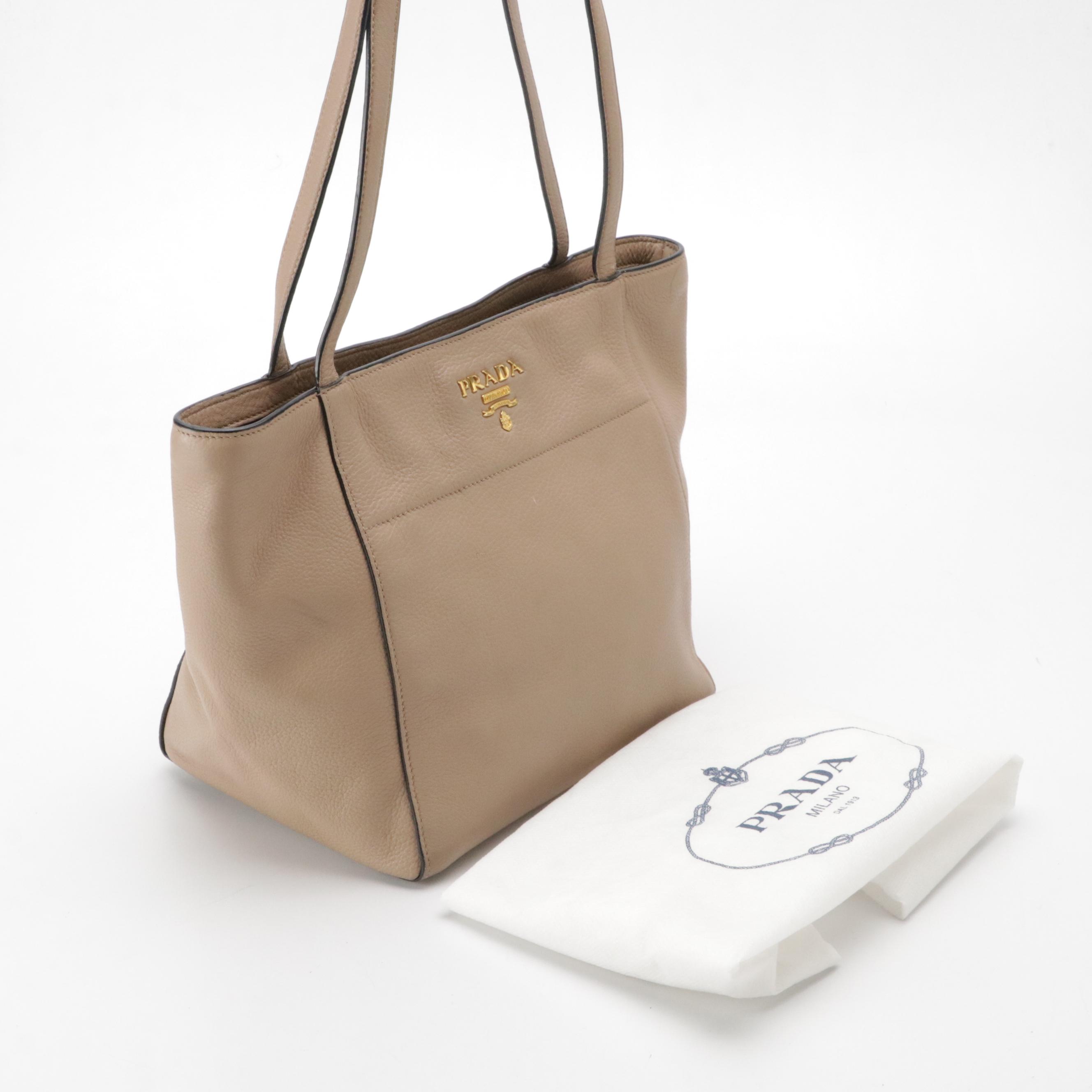 Prada Vitello Daino Leather Shoulder Bag