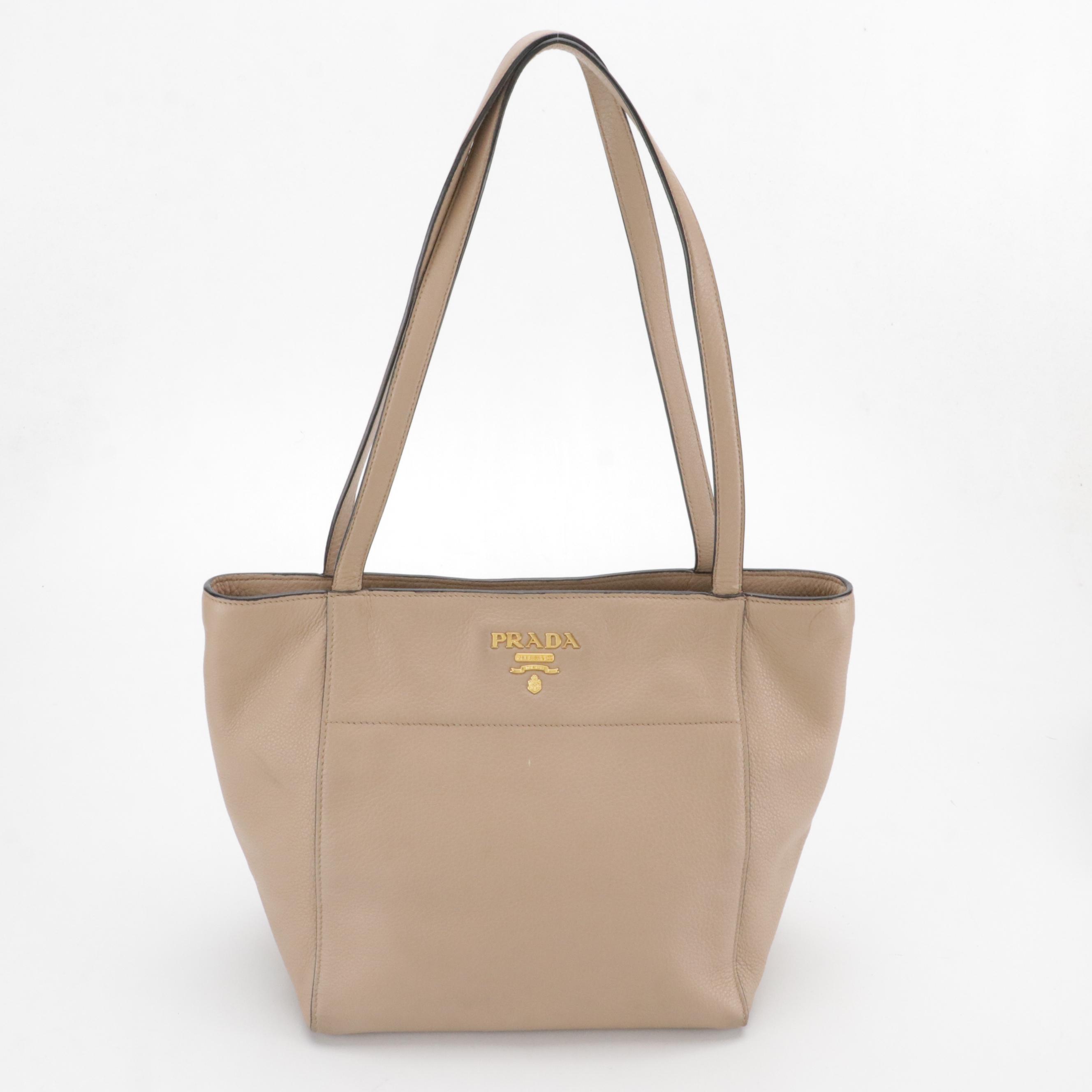 Prada Vitello Daino Leather Shoulder Bag