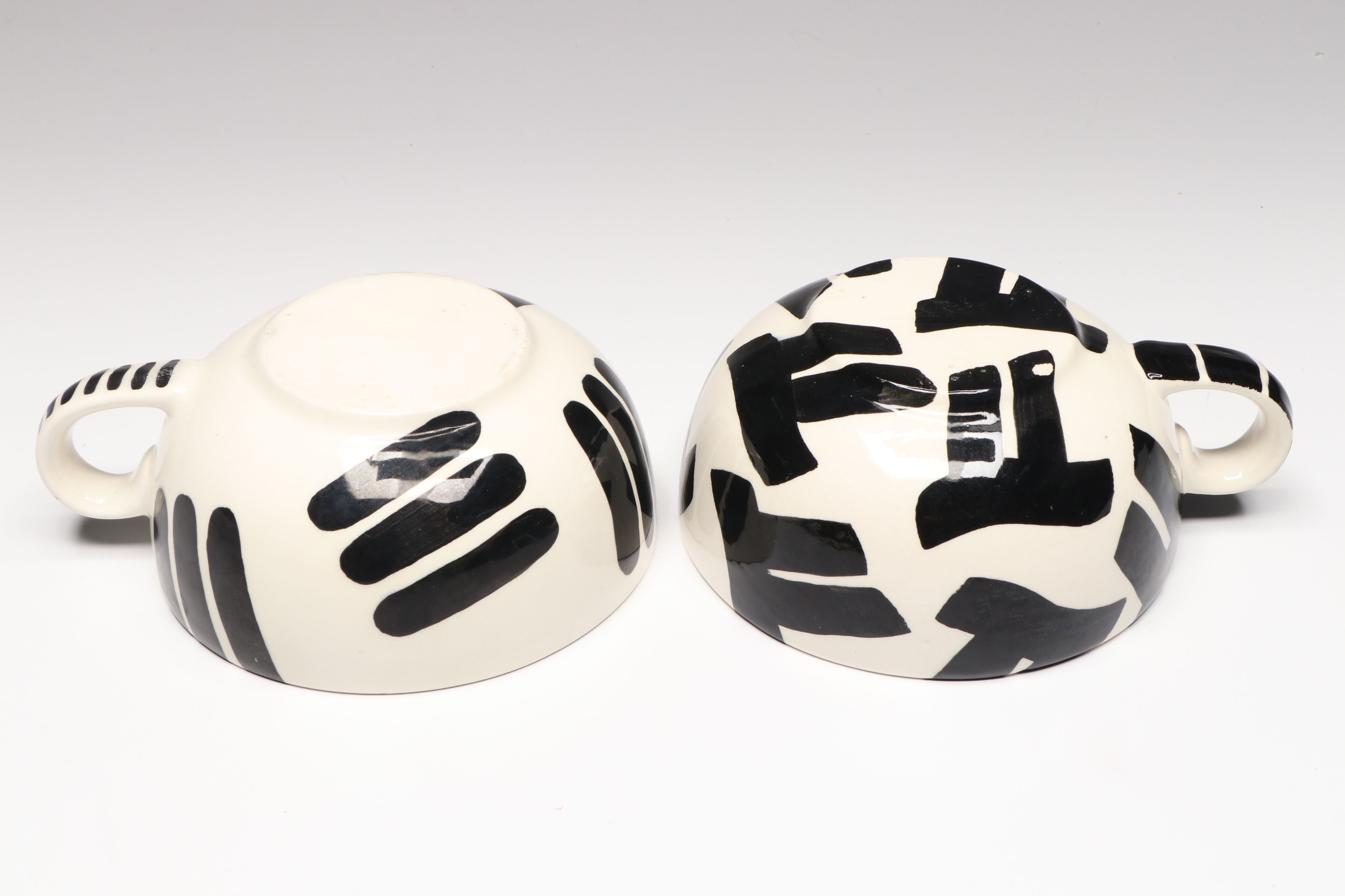 CM Lee Ceramic Mugs, Saucers, and Oval Bowls