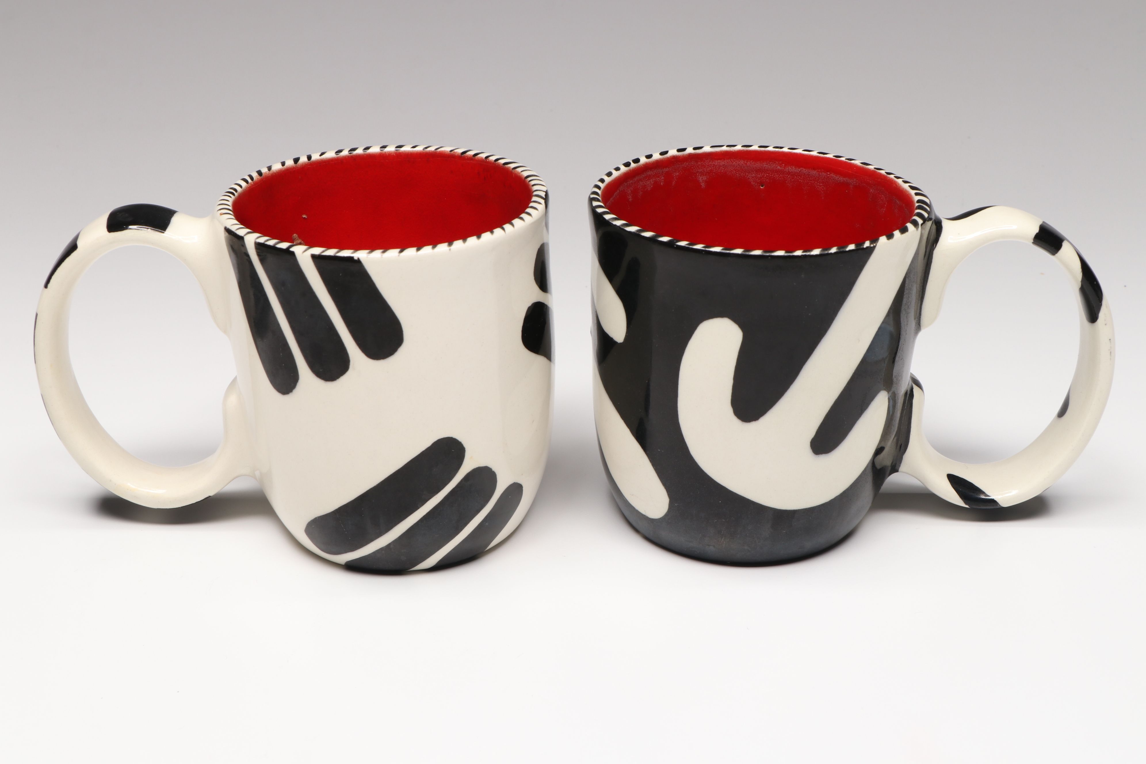 CM Lee Ceramic Mugs, Saucers, and Oval Bowls