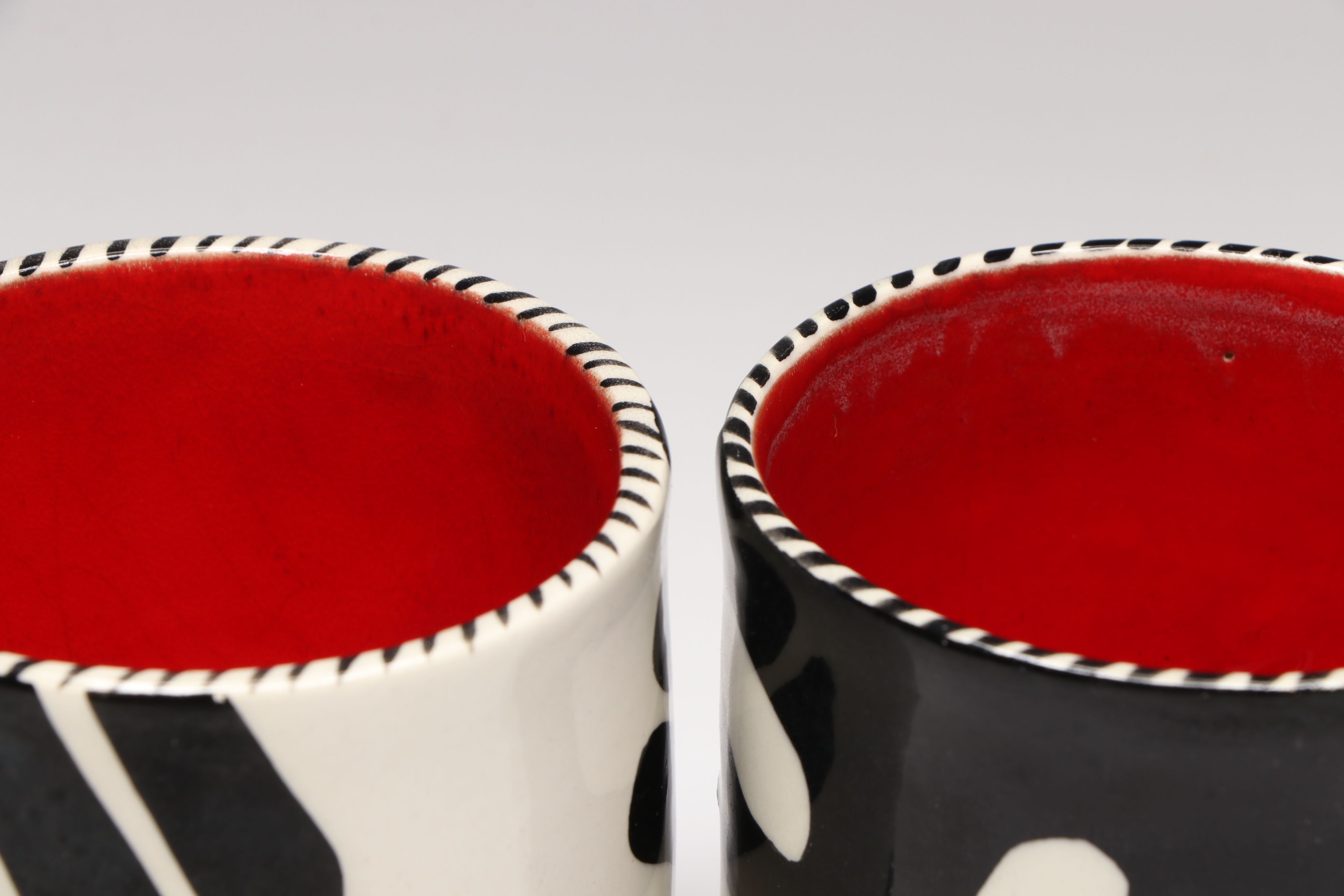 CM Lee Ceramic Mugs, Saucers, and Oval Bowls