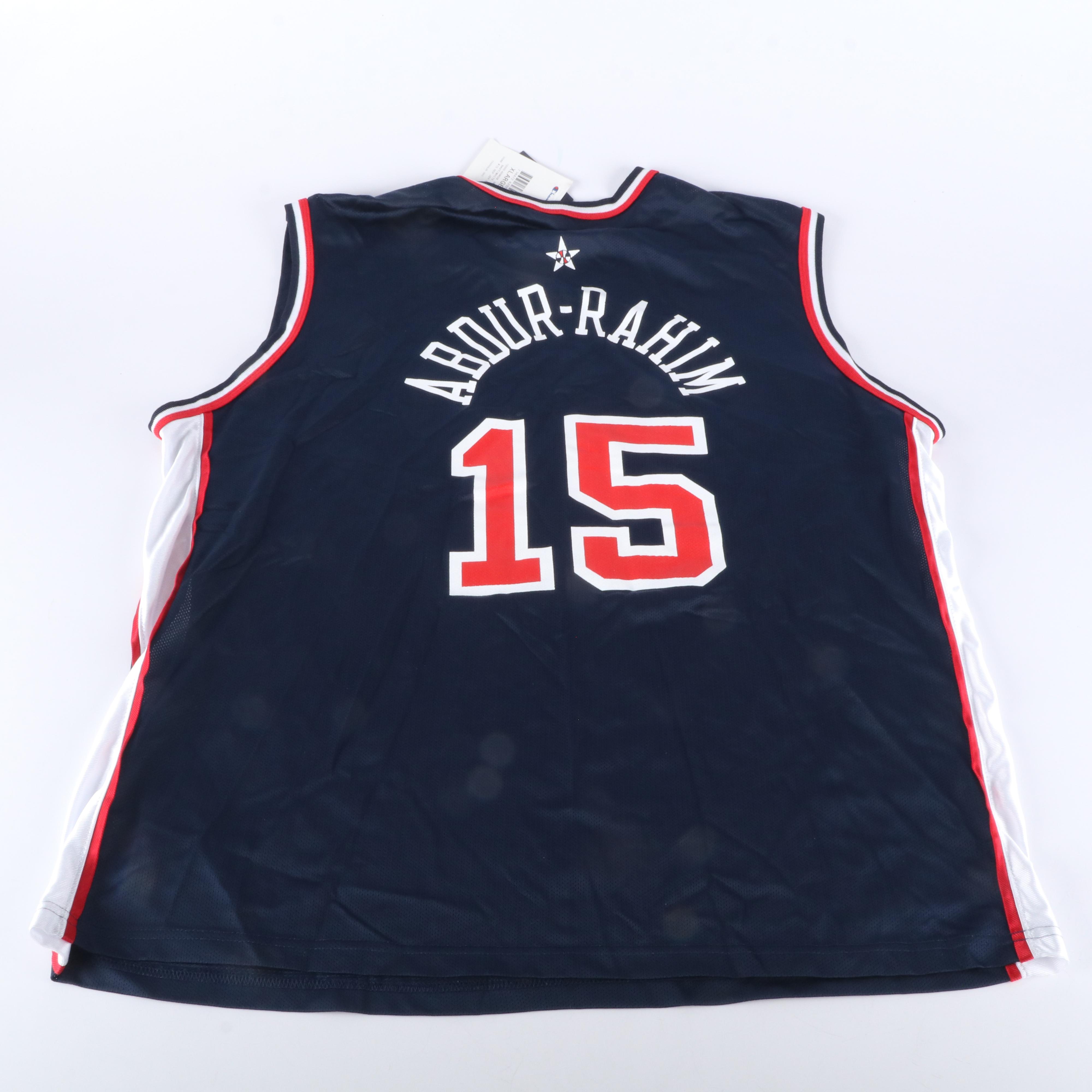 Shareef Abdur-Rahim Team USA Champion Basketball Jersey