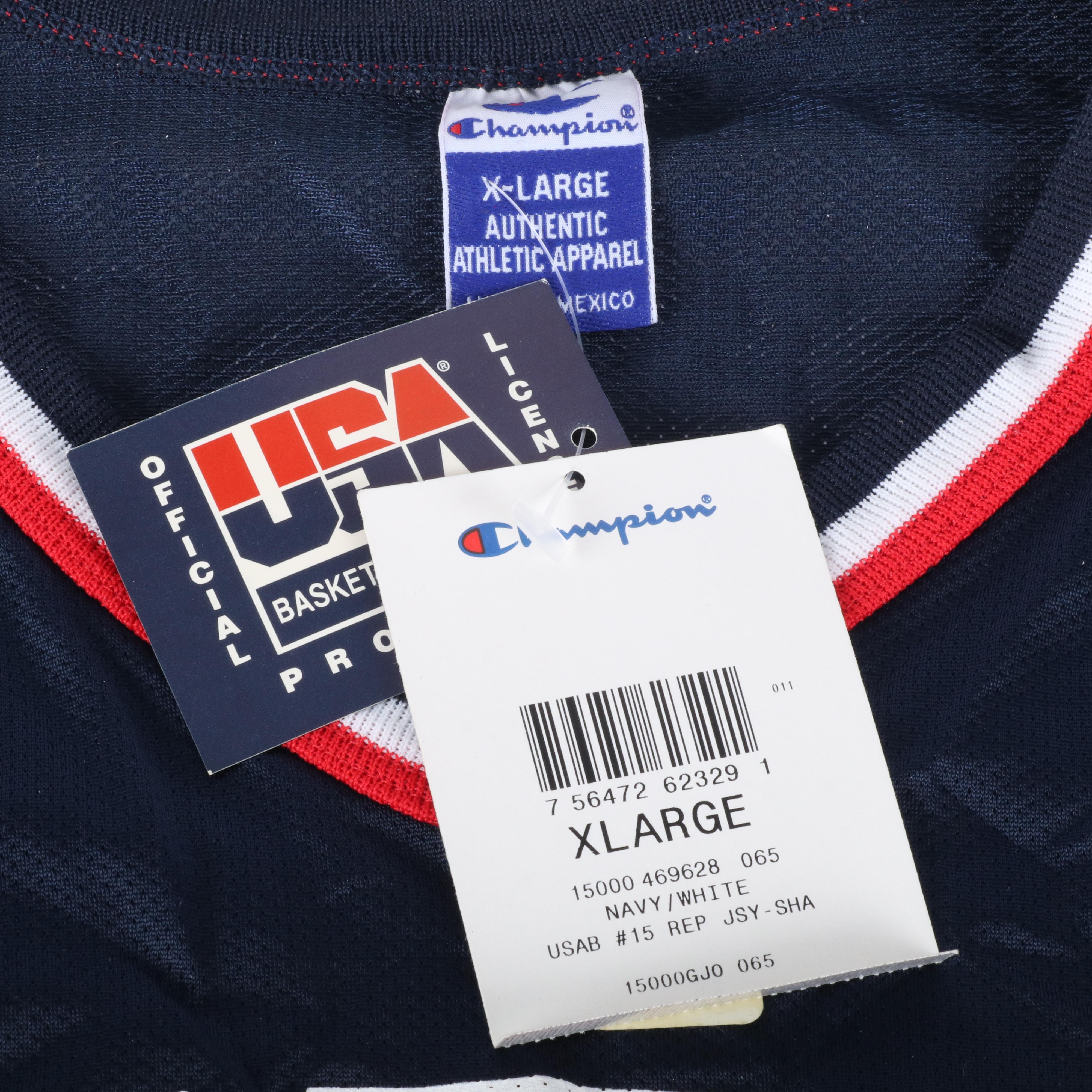 Shareef Abdur-Rahim Team USA Champion Basketball Jersey