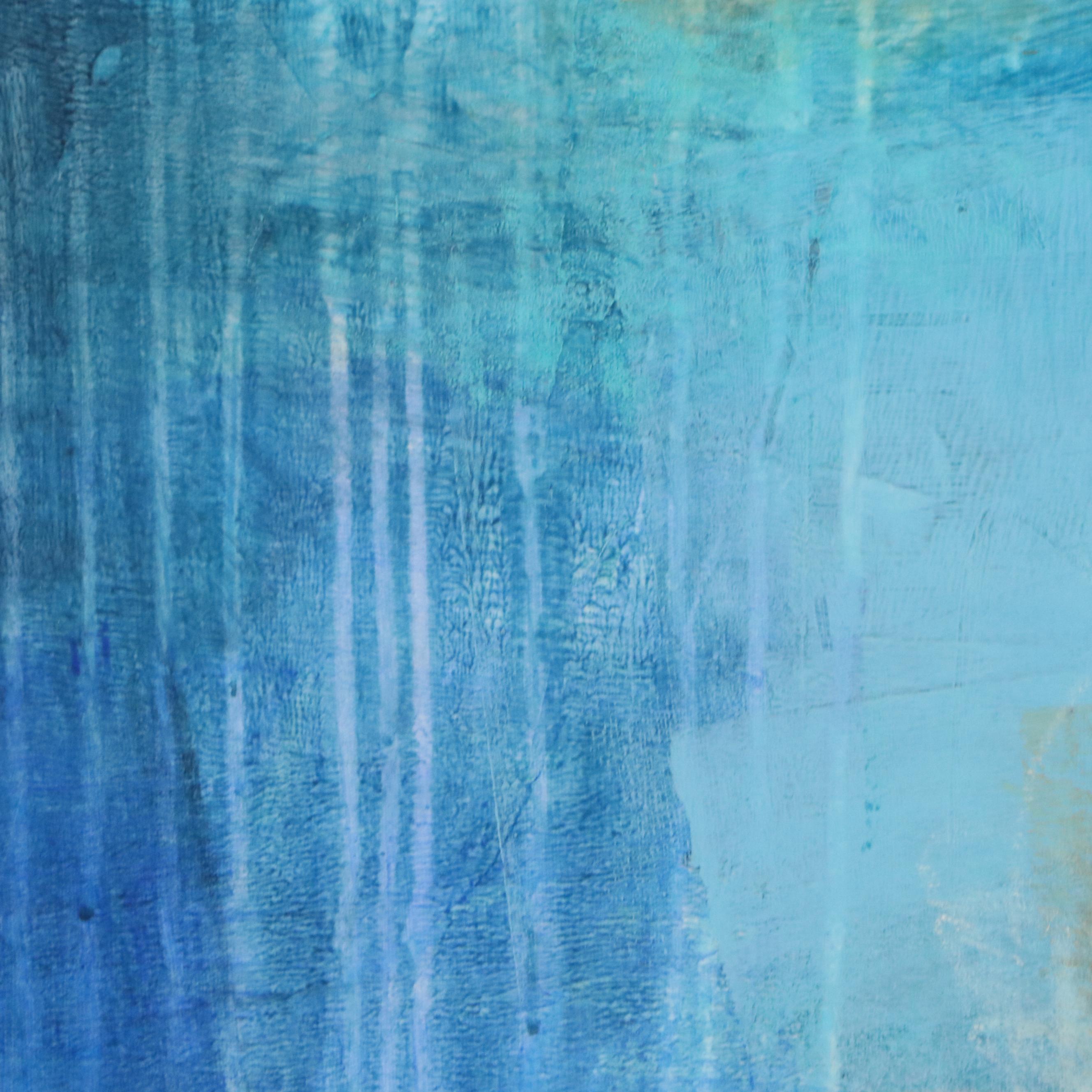 Ursula J. Brenner Abstract Mixed Media Painting, 21st Century