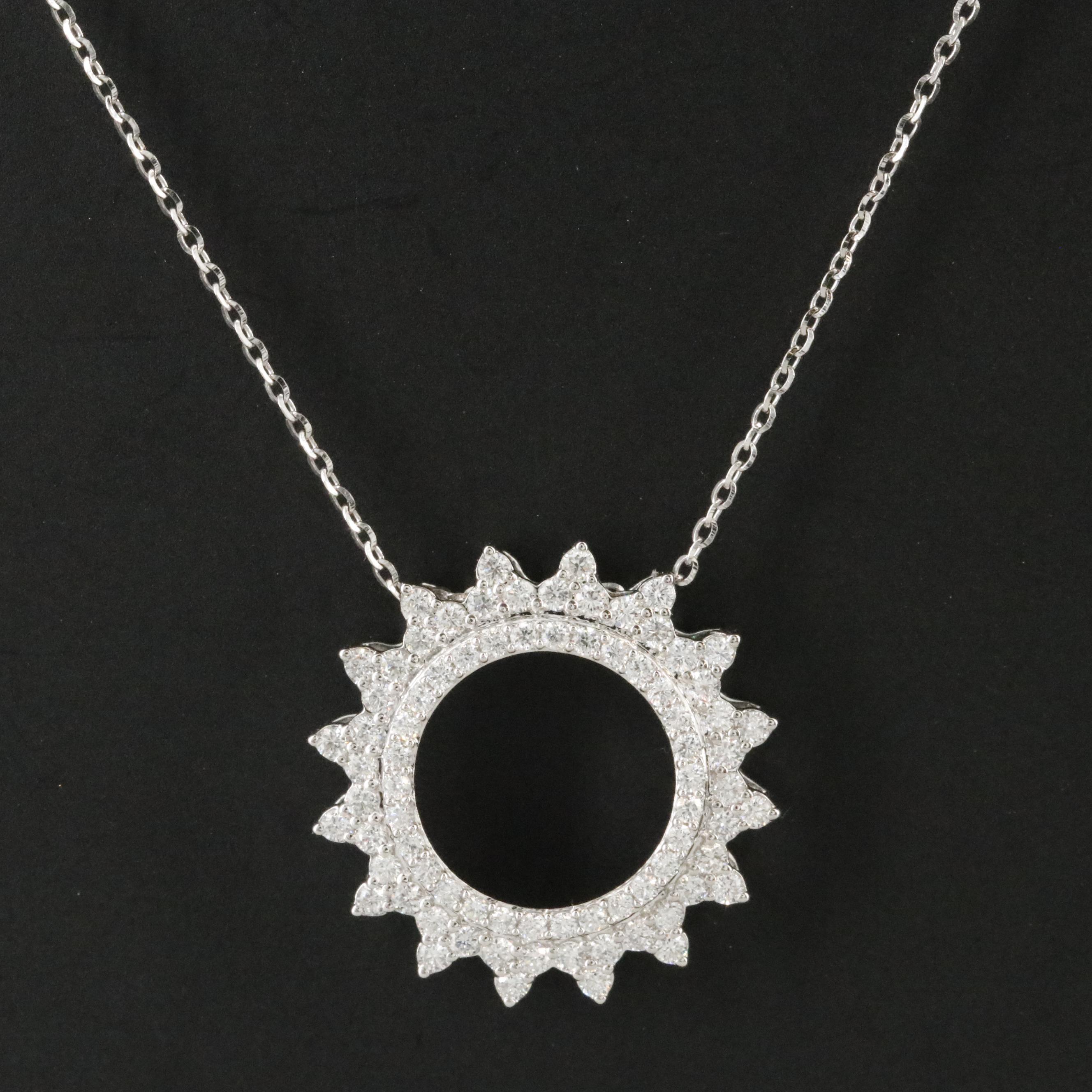 14K 0.52 CTW Diamond Pendant Necklace