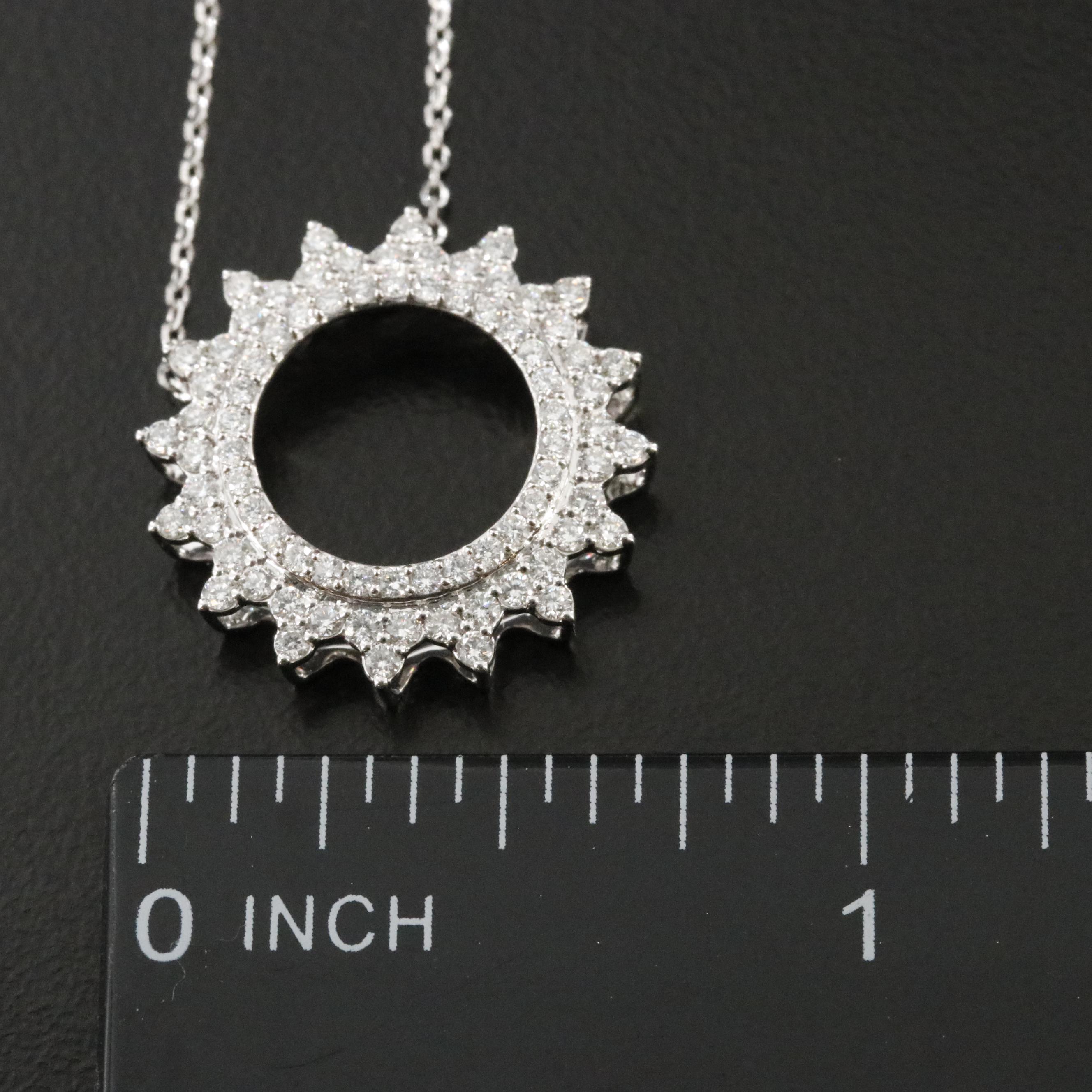 14K 0.52 CTW Diamond Pendant Necklace