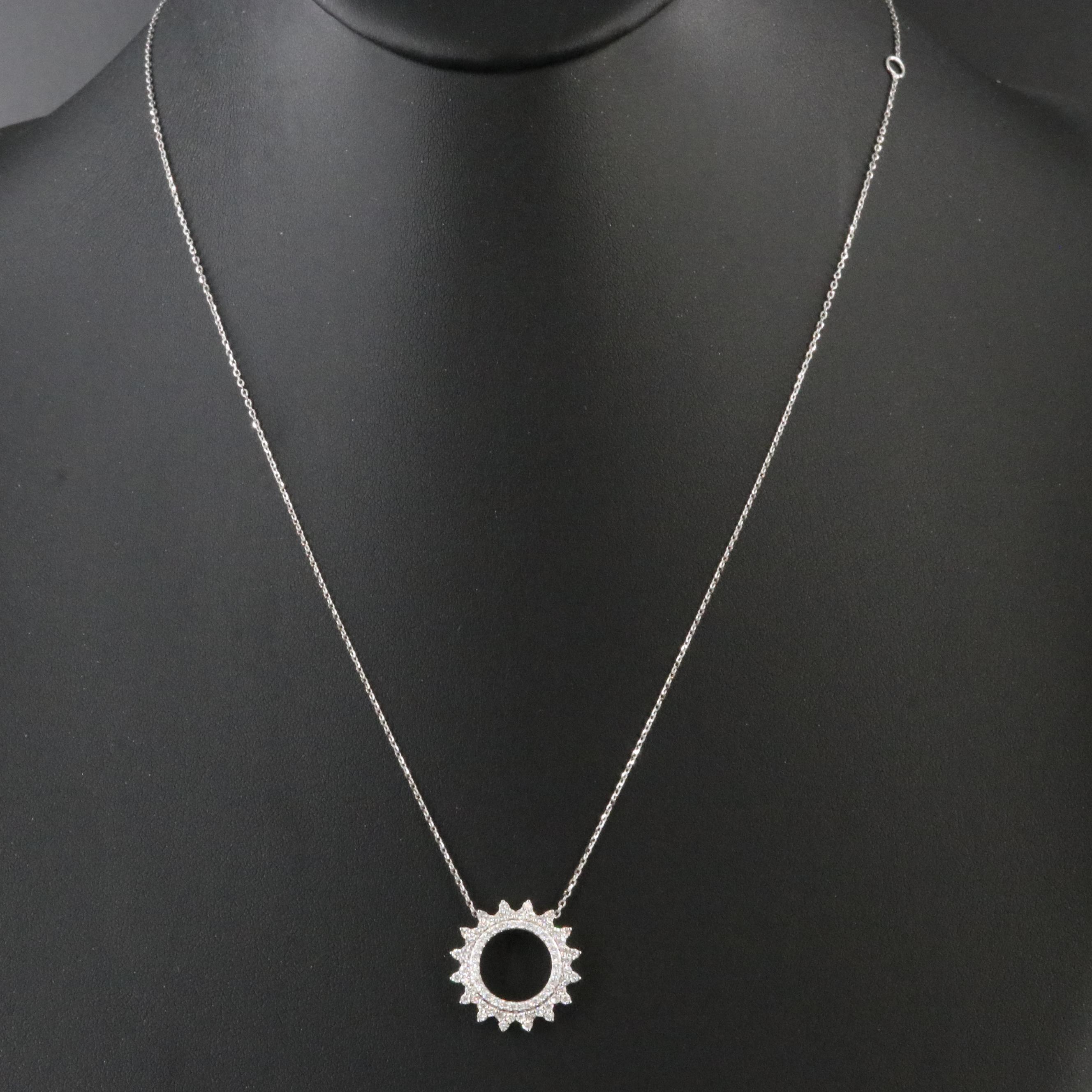 14K 0.52 CTW Diamond Pendant Necklace