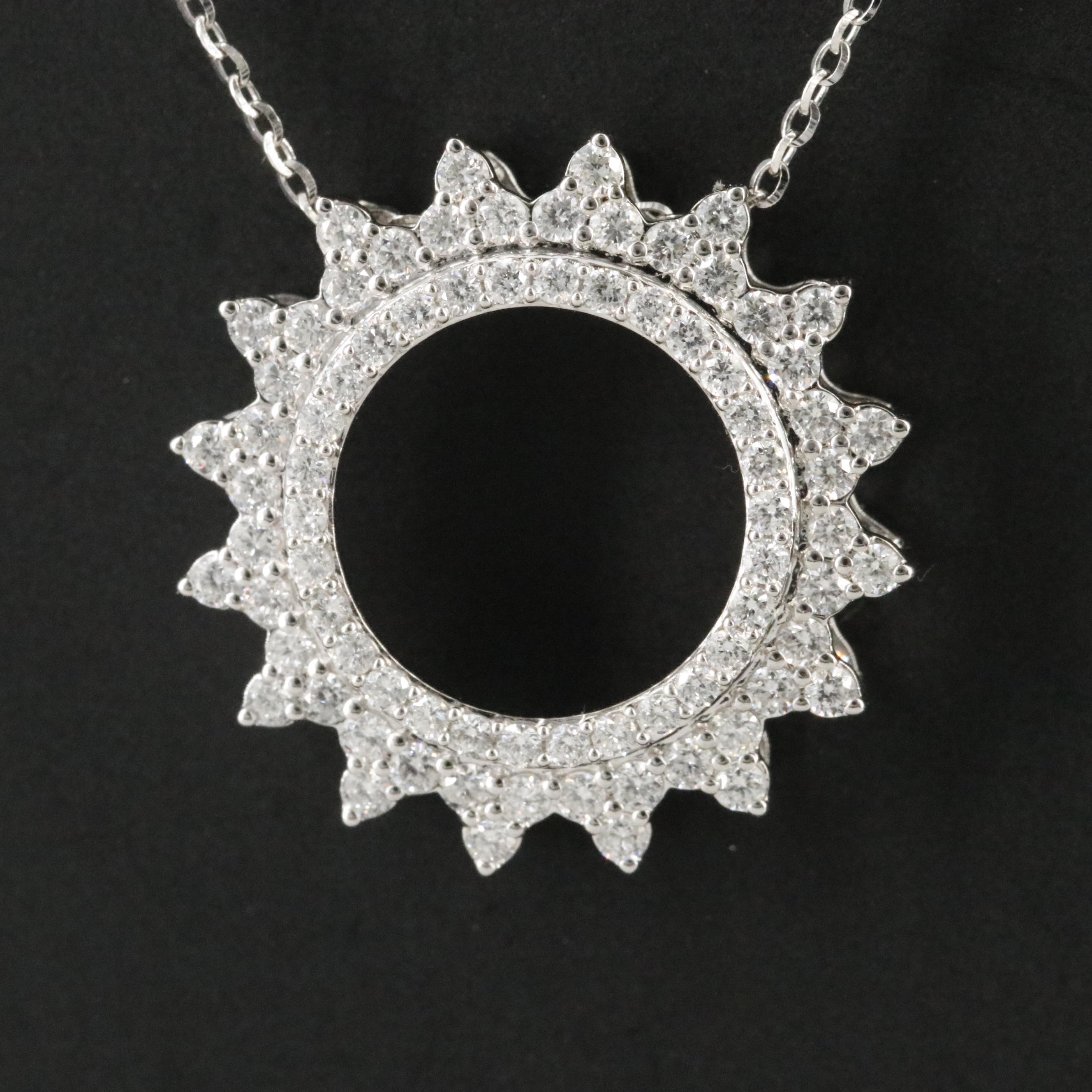 14K 0.52 CTW Diamond Pendant Necklace