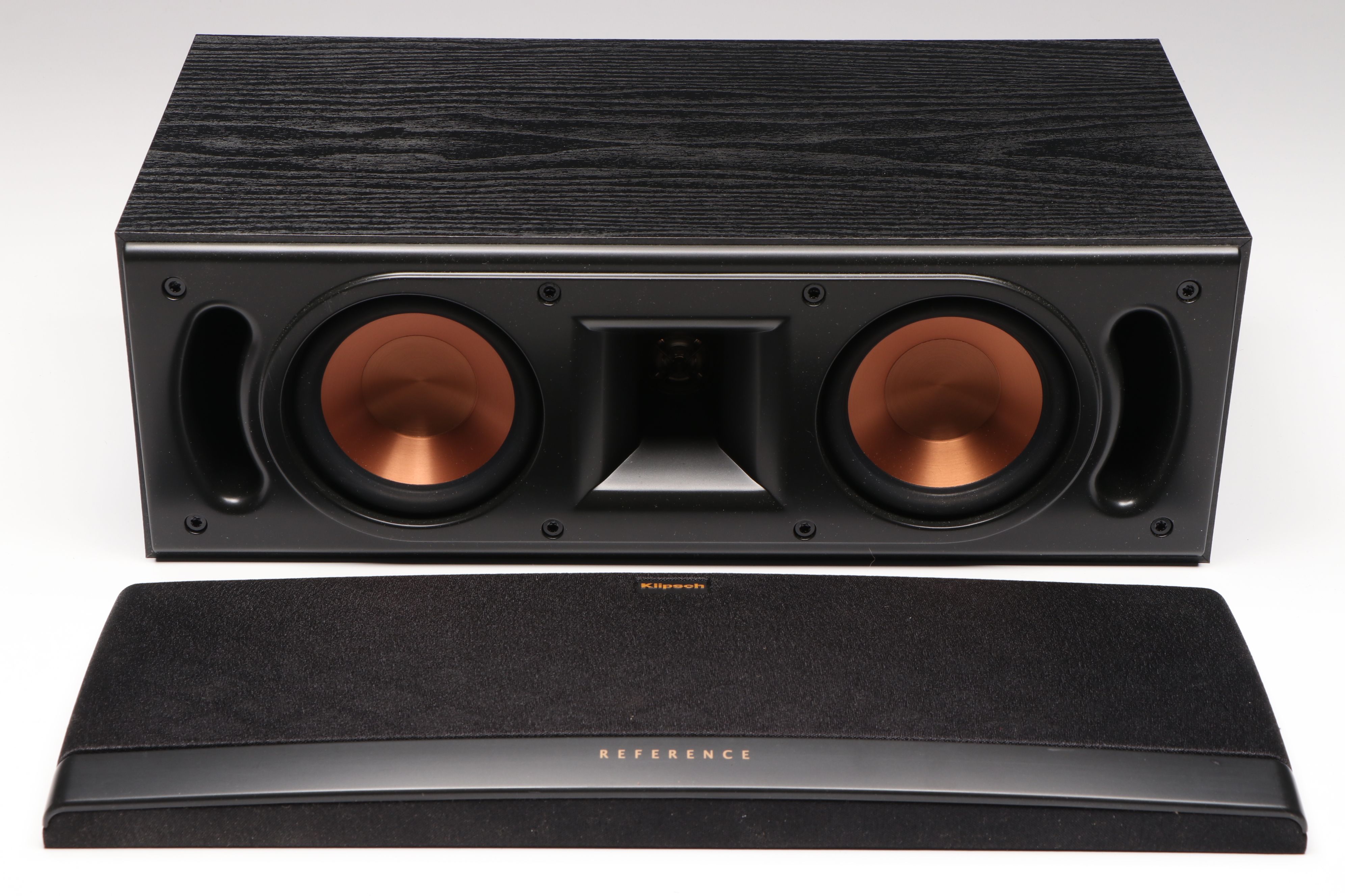 Klipsch Center Speaker with Connected Pair of Subwoofers