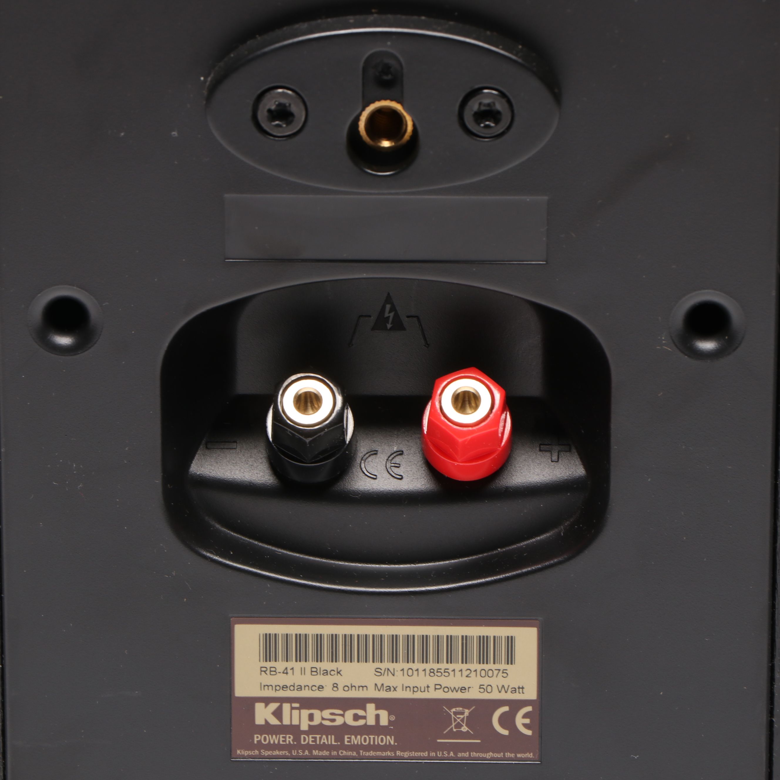 Klipsch Center Speaker with Connected Pair of Subwoofers