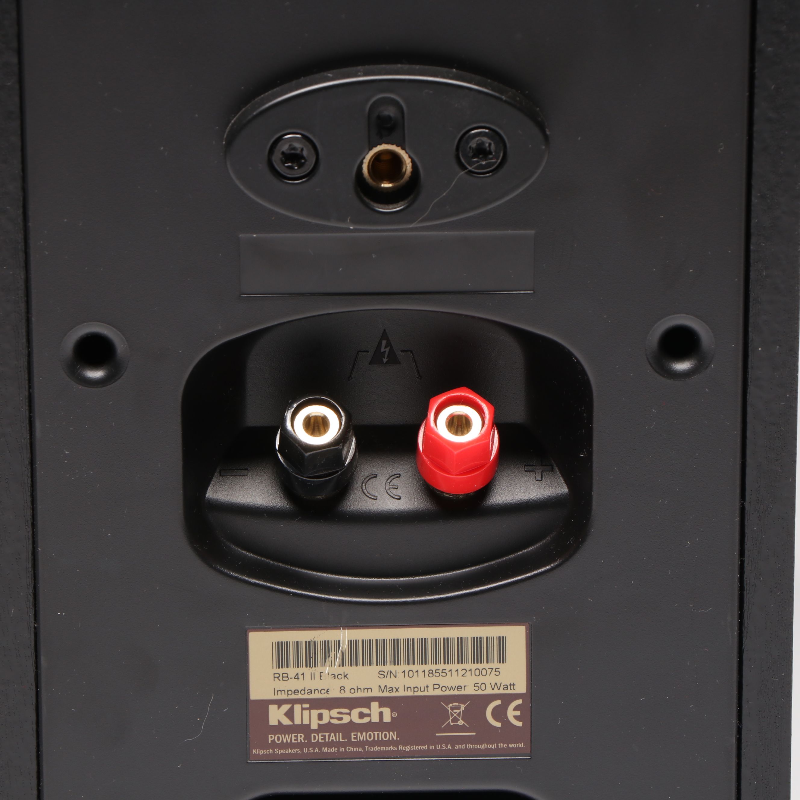 Klipsch Center Speaker with Connected Pair of Subwoofers