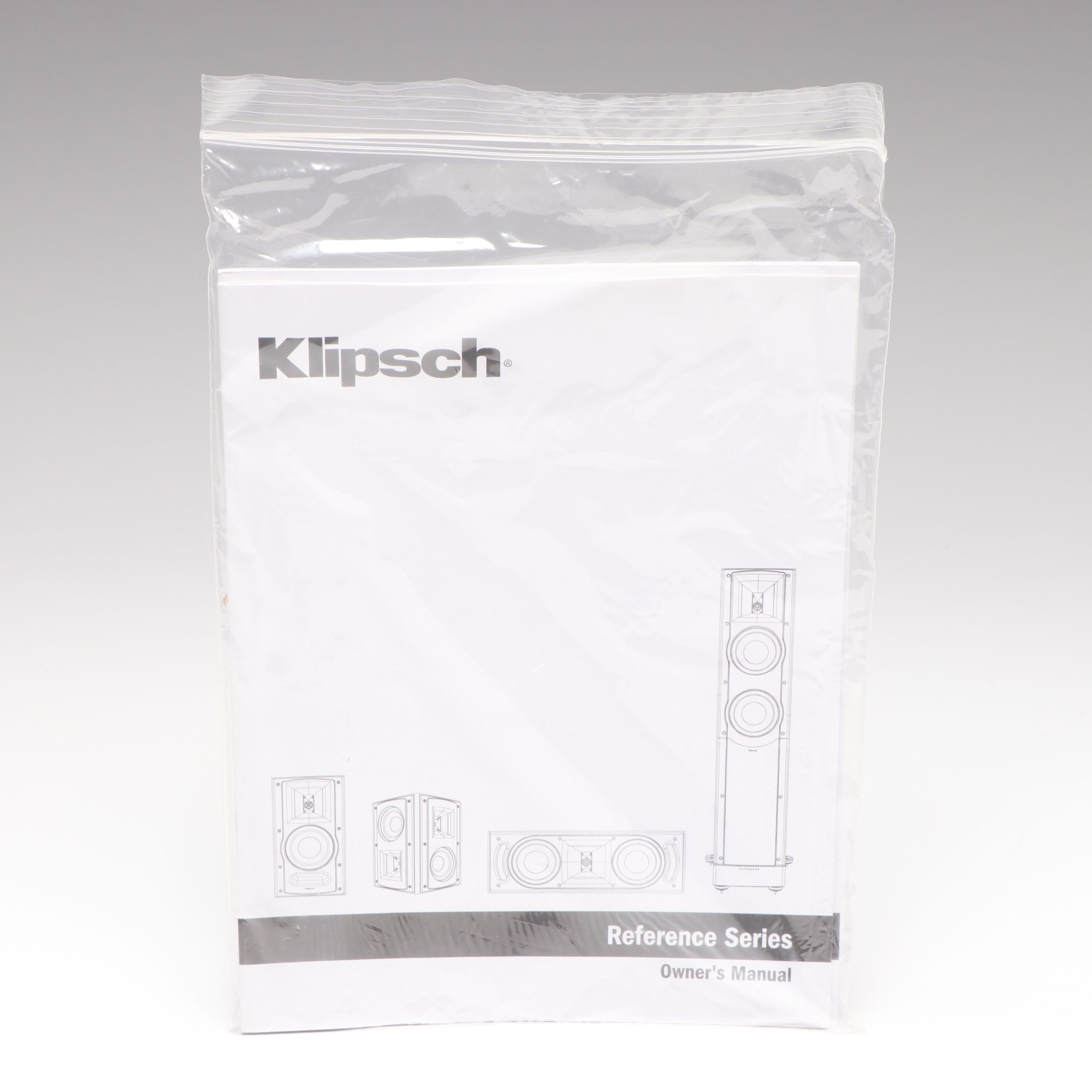 Klipsch Center Speaker with Connected Pair of Subwoofers