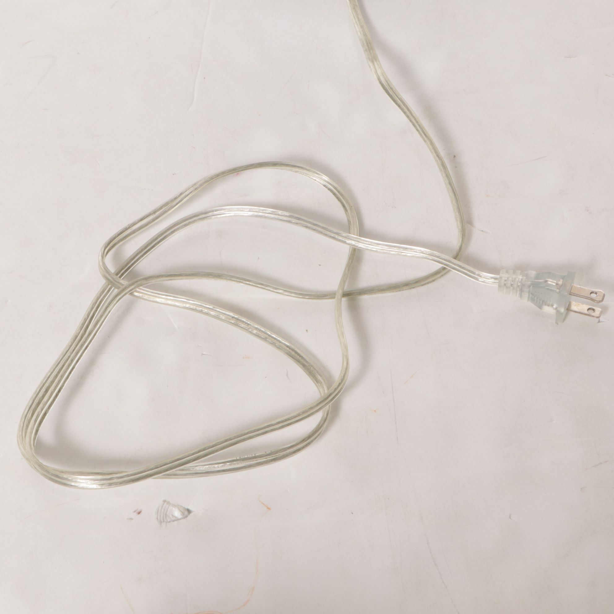 Chinese Porcelain Blue and White Table Lamp with Cotton Shade