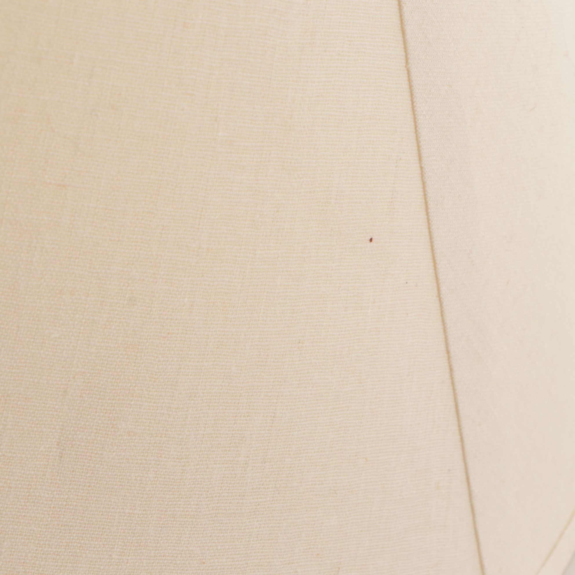 Chinese Porcelain Blue and White Table Lamp with Cotton Shade