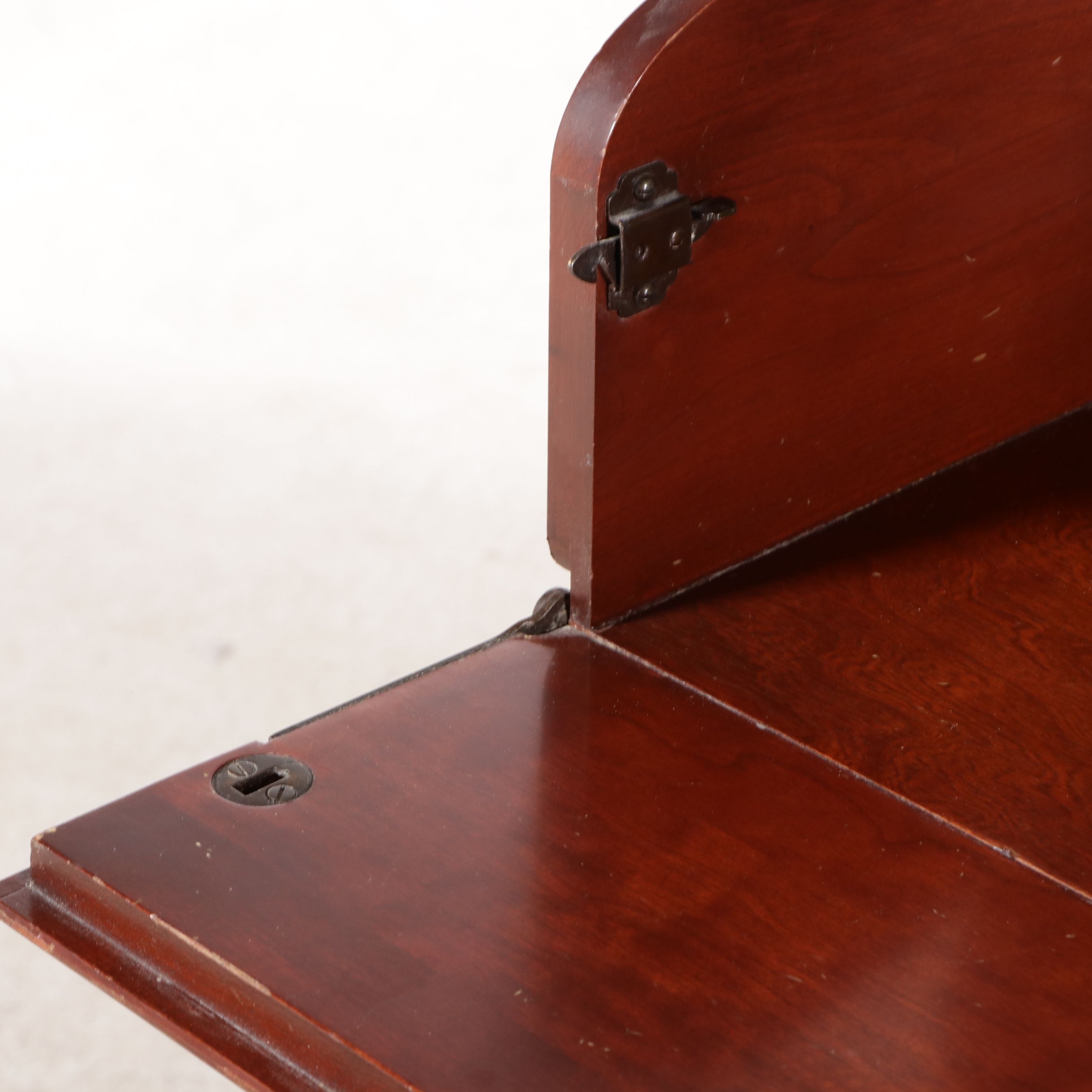 Kling Chippendale Style Mahogany Finish Chest on Chest Style Desk