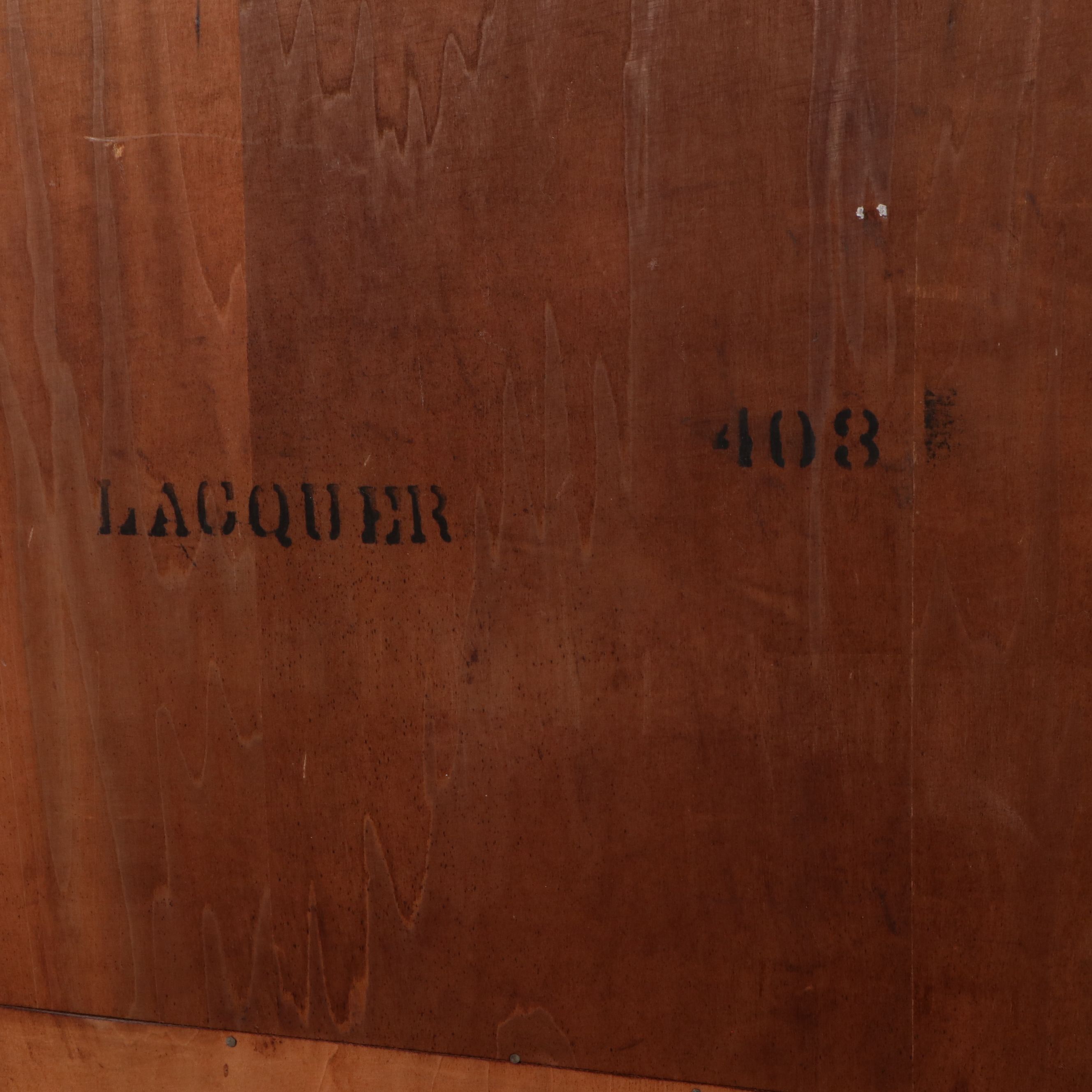 Kling Chippendale Style Mahogany Finish Chest on Chest Style Desk