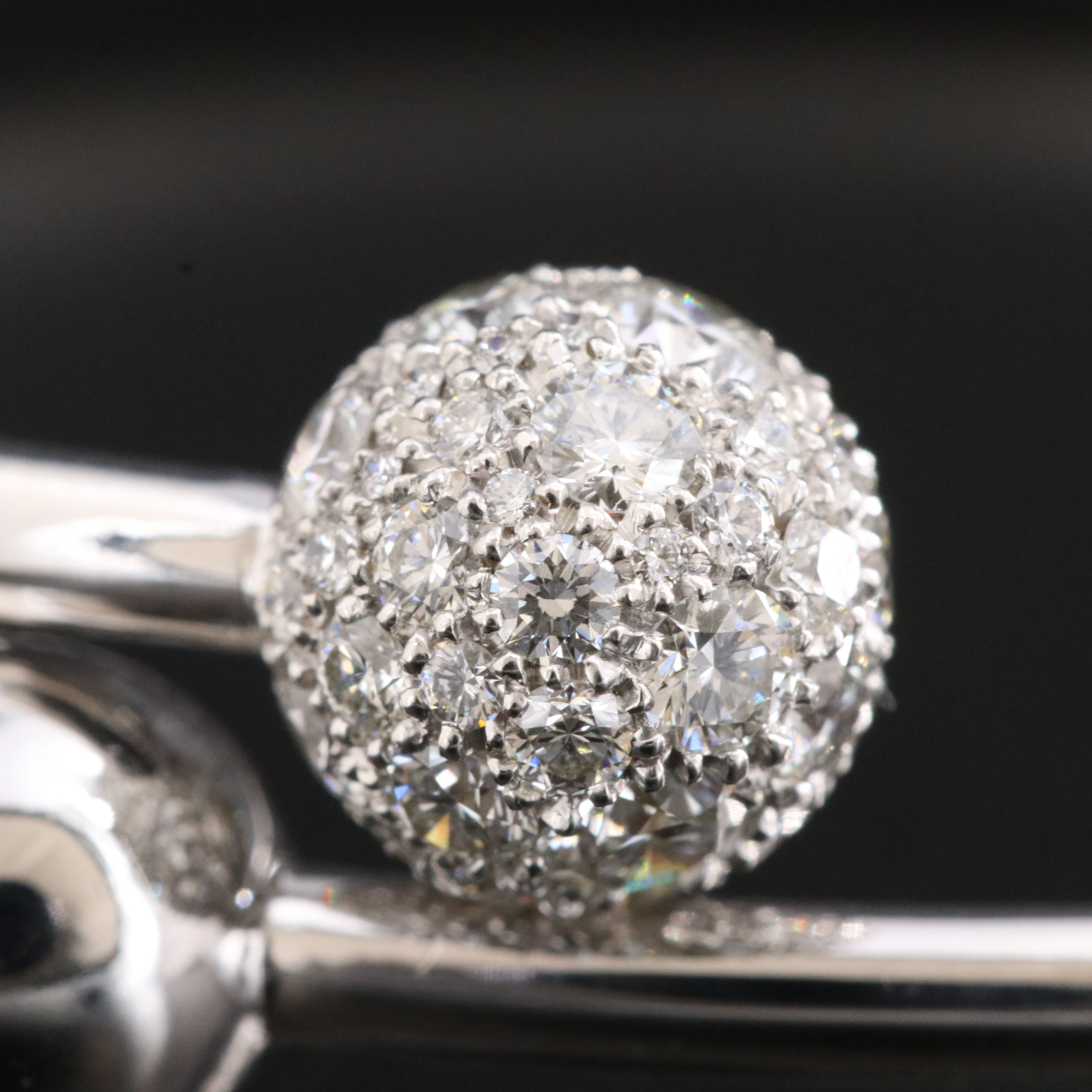 Tiffany & Co. HardWear 18K 0.73 CTW Diamond Ball Bypass Bracelet