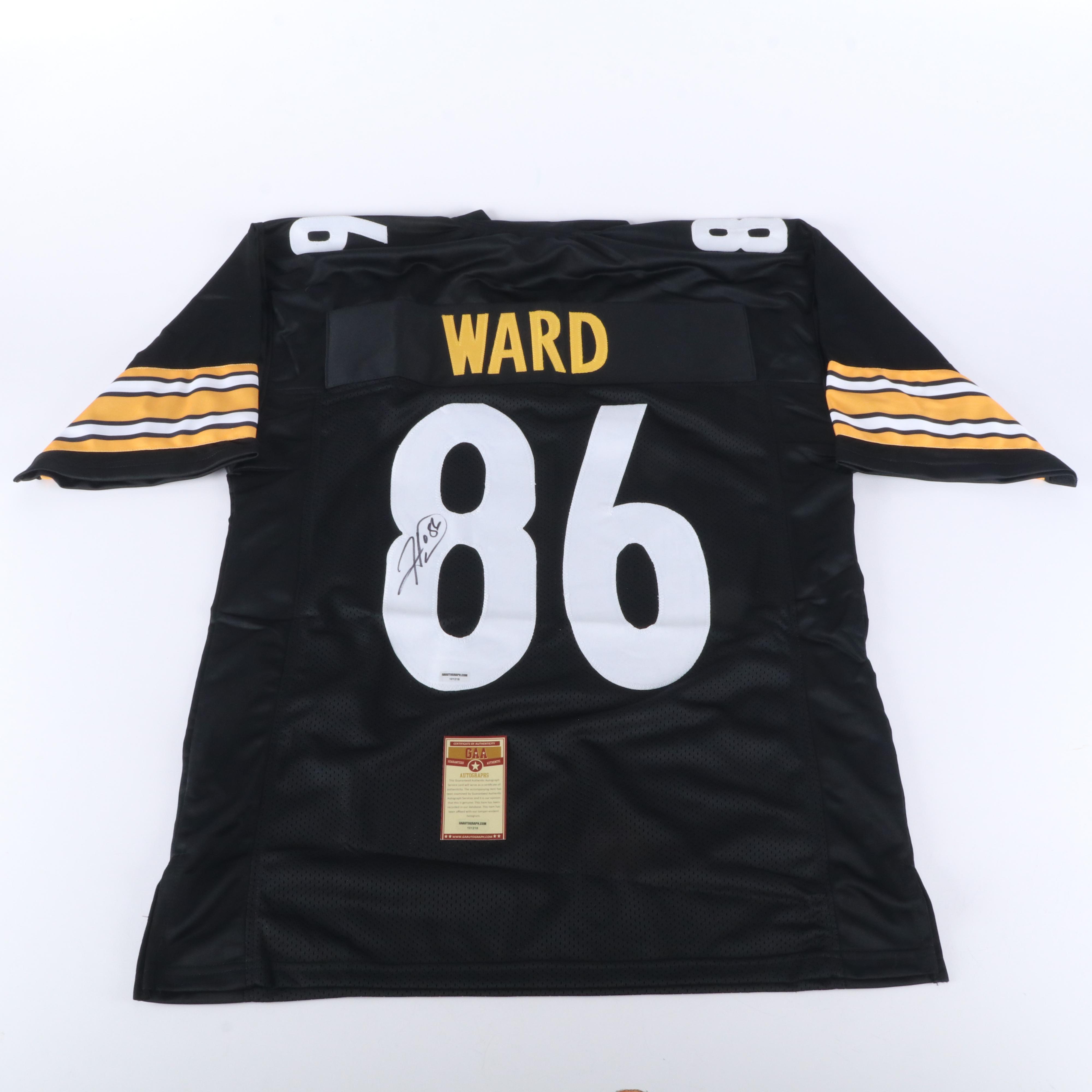 Hines Ward Signed Pittsburgh Steelers Football Jersey