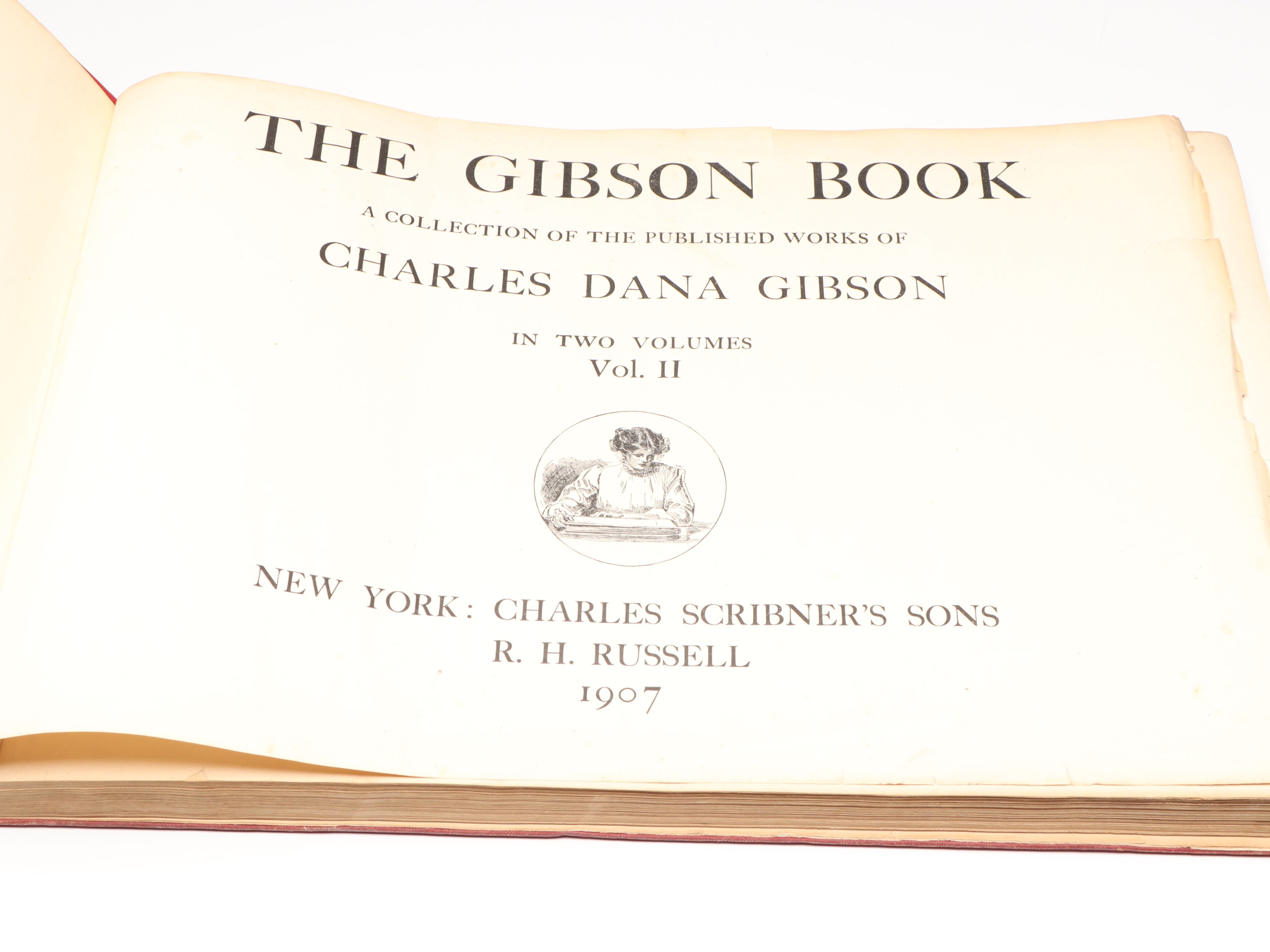 Illustrated "The Gibson Book" by Charles Dana Gibson, 1907