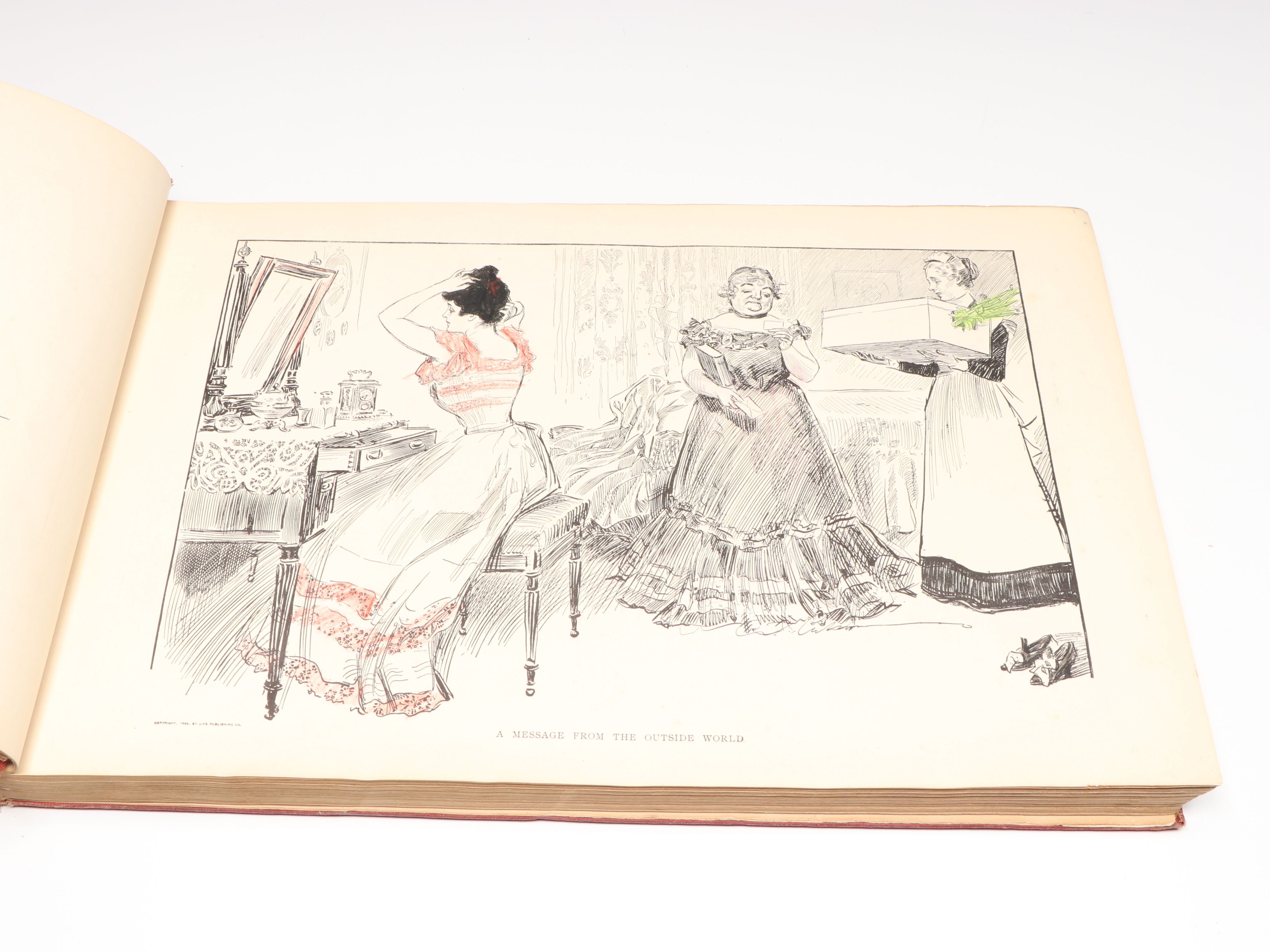 Illustrated "The Gibson Book" by Charles Dana Gibson, 1907