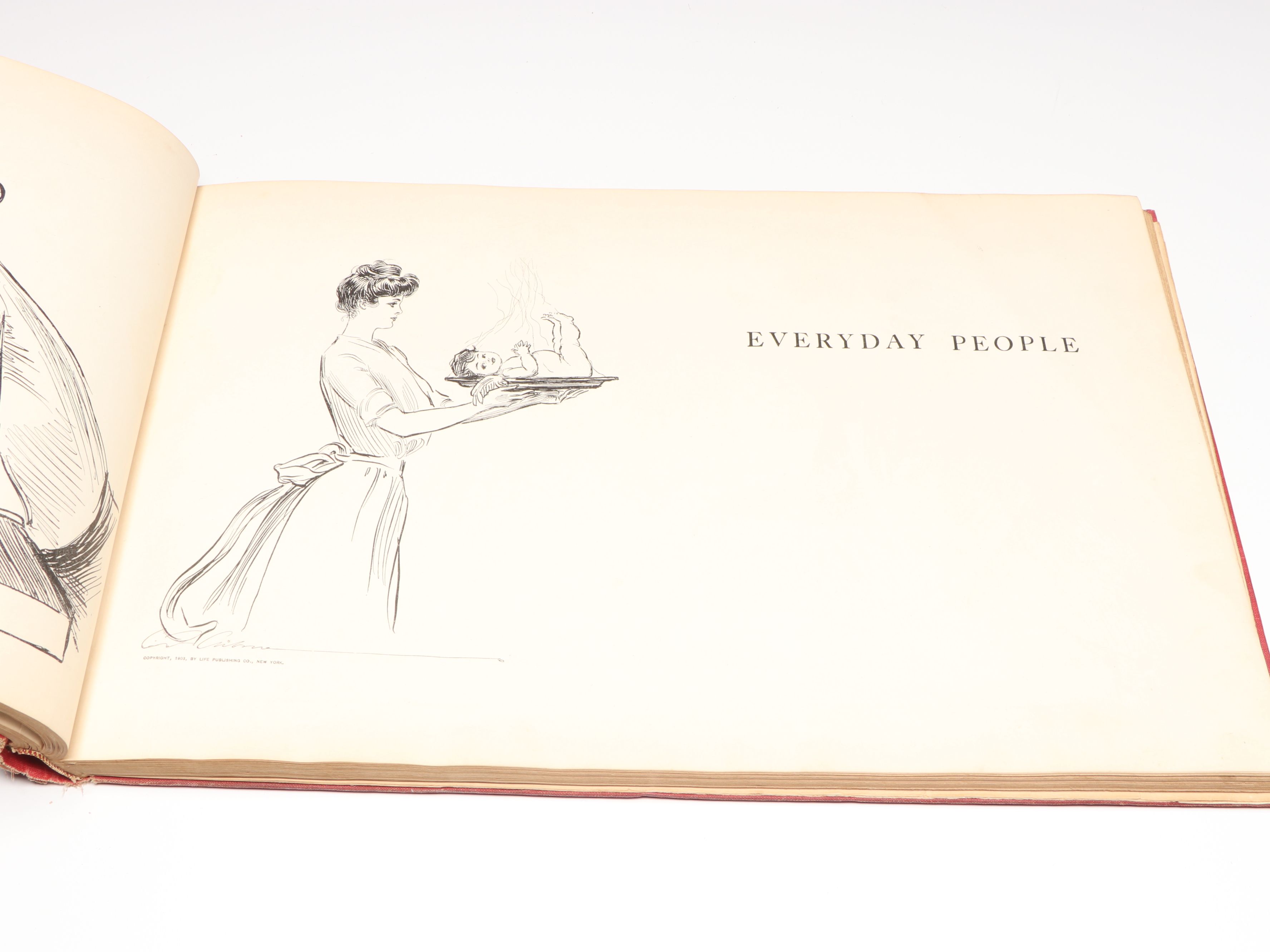 Illustrated "The Gibson Book" by Charles Dana Gibson, 1907