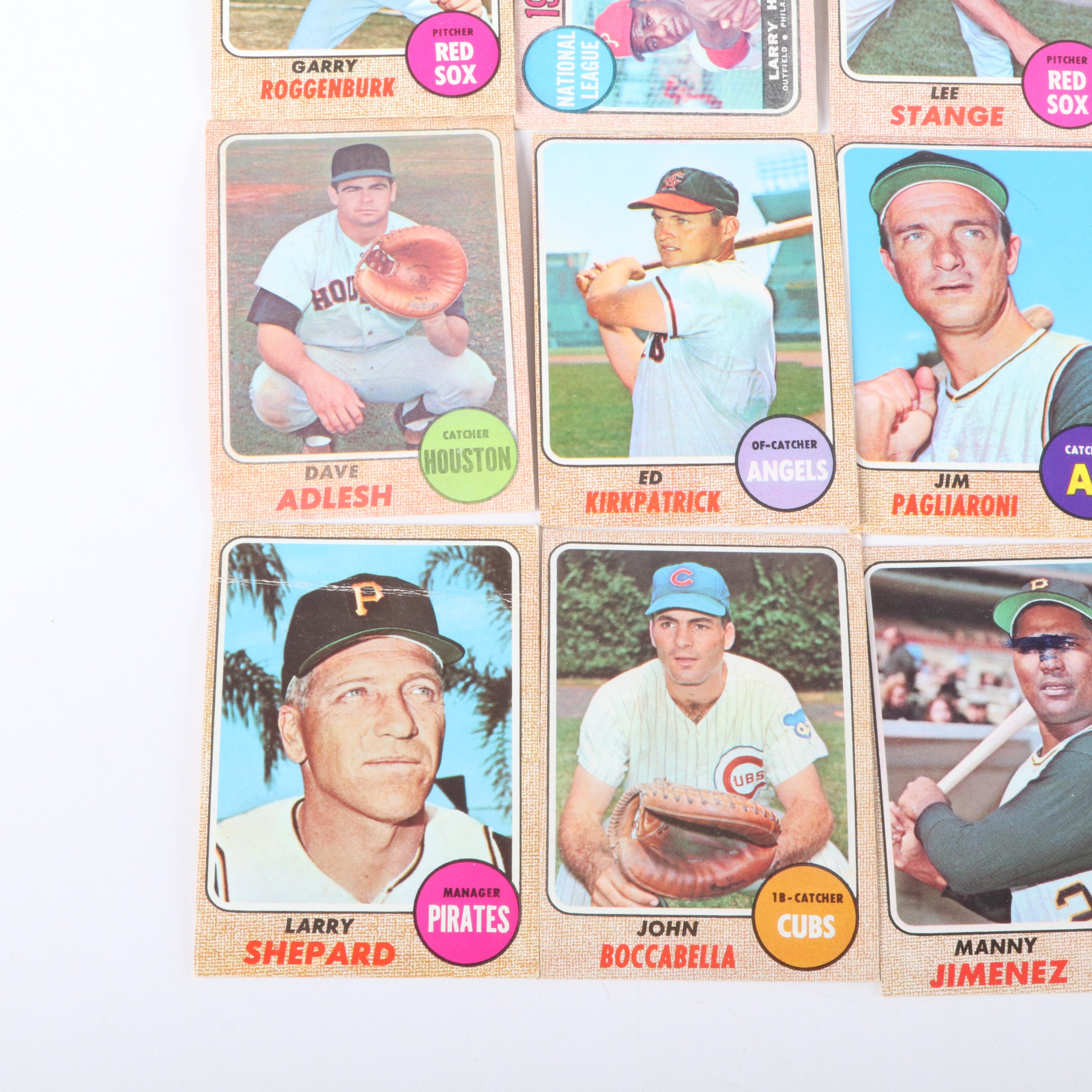1968 Topps Baseball Cards Featuring Johnny Bench Rookie and More