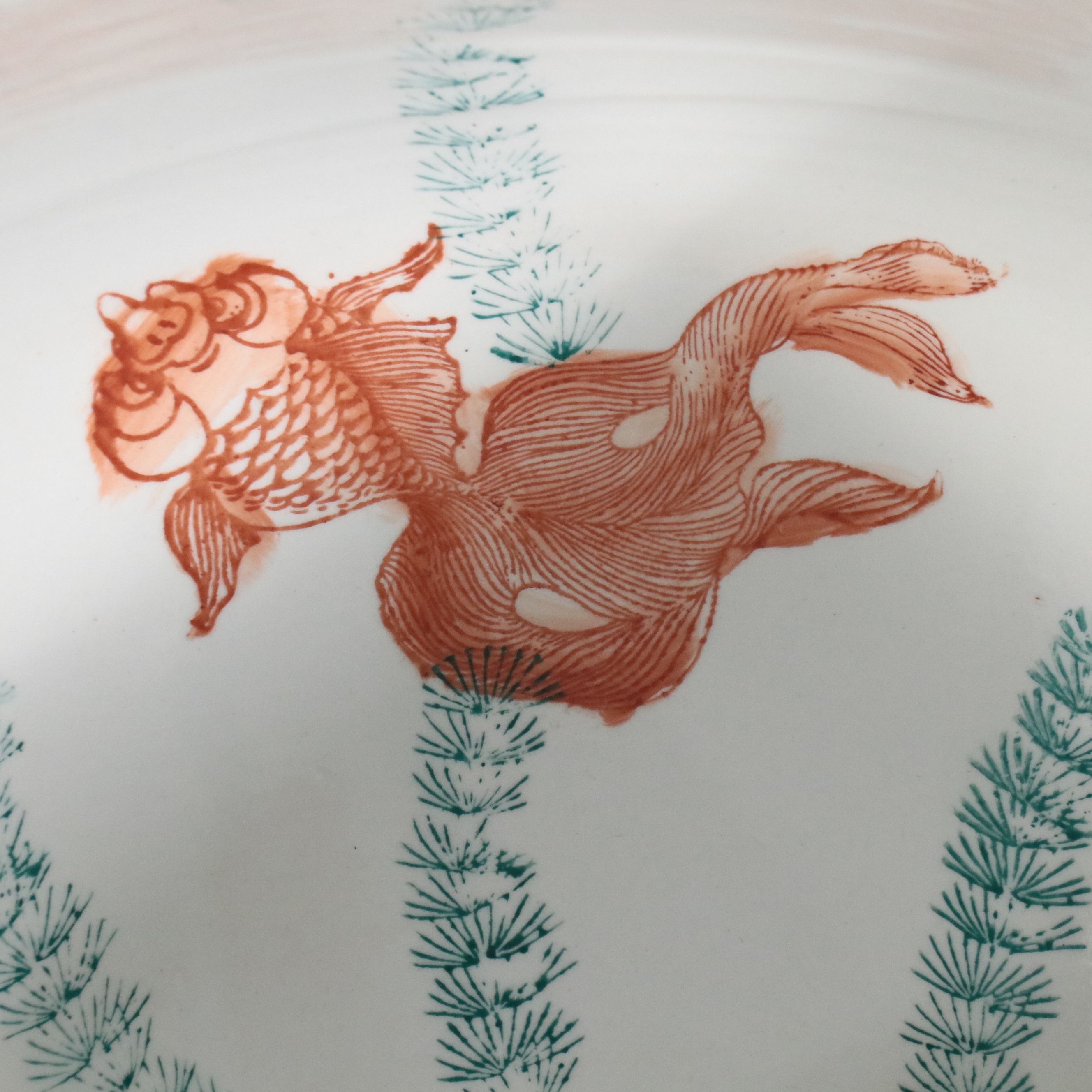 Chinese Porcelain Fishbowl Planter