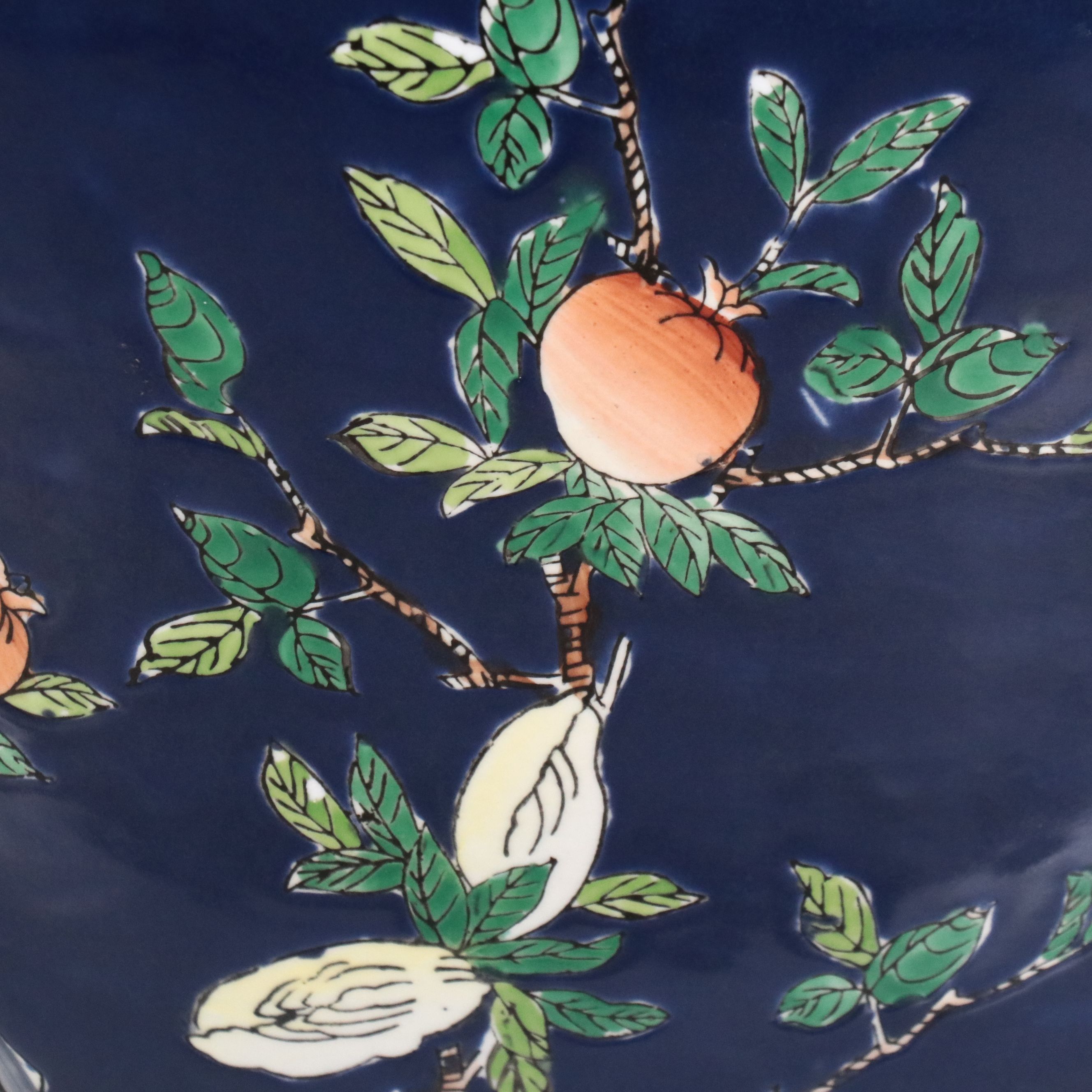 Chinese Porcelain Fishbowl Planter