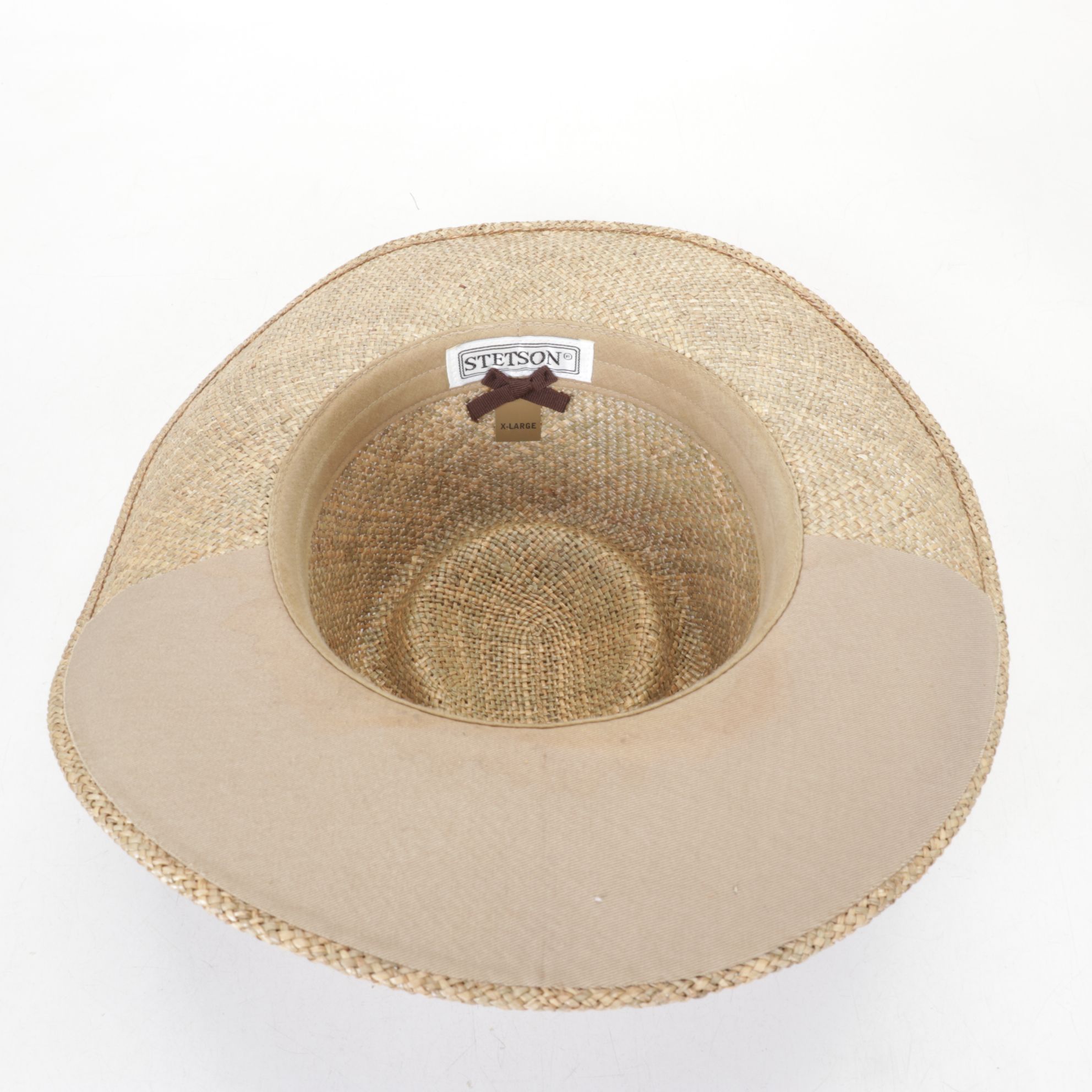 Stetson Straw Hat with Pendleton Houndstooth and Brown Wool Fedoras