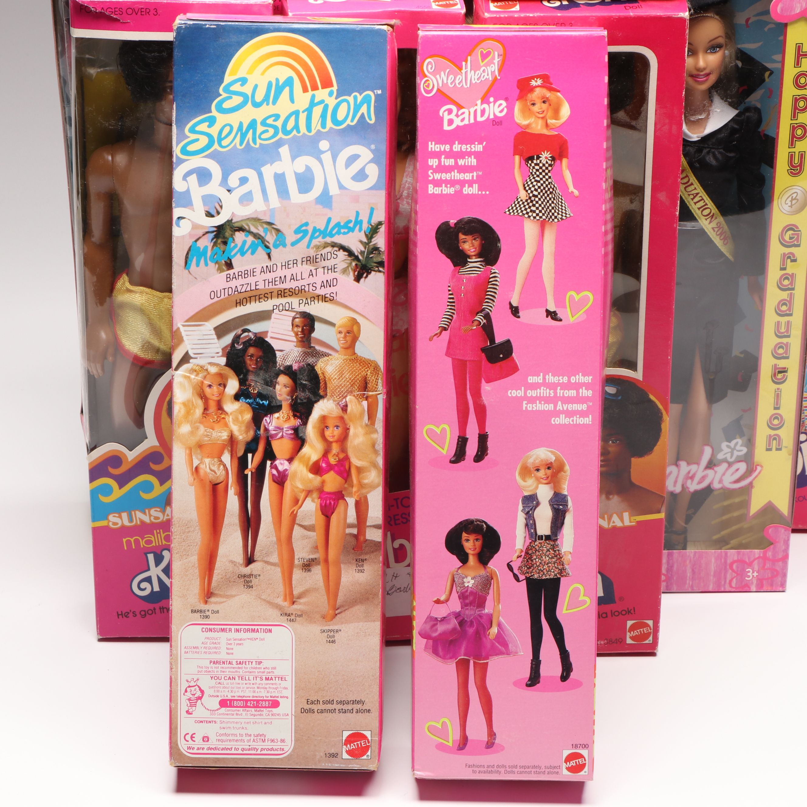 Barbie "California Dream", "Sweetheart" and More Barbie and Ken Dolls