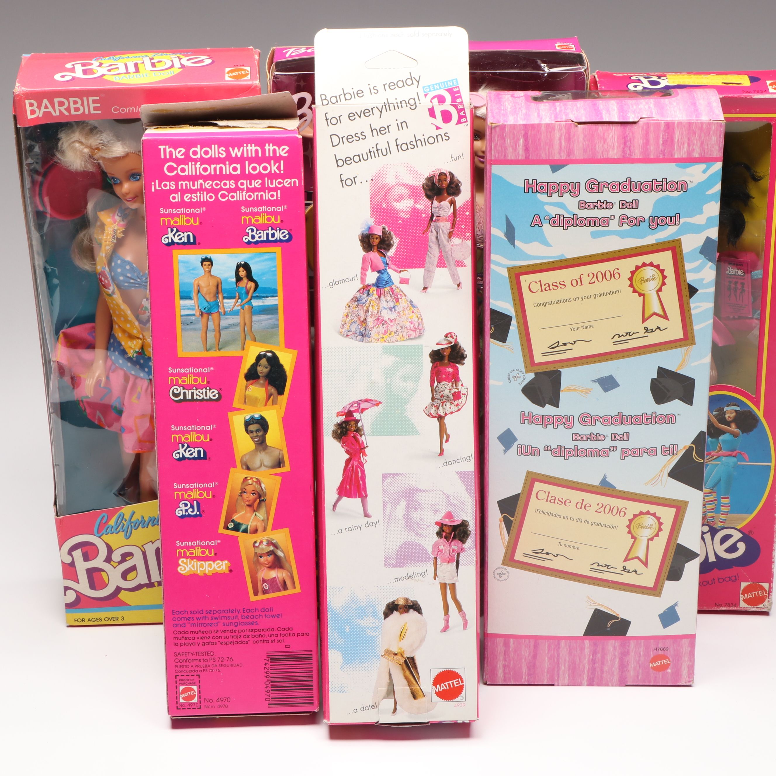 Barbie "California Dream", "Sweetheart" and More Barbie and Ken Dolls