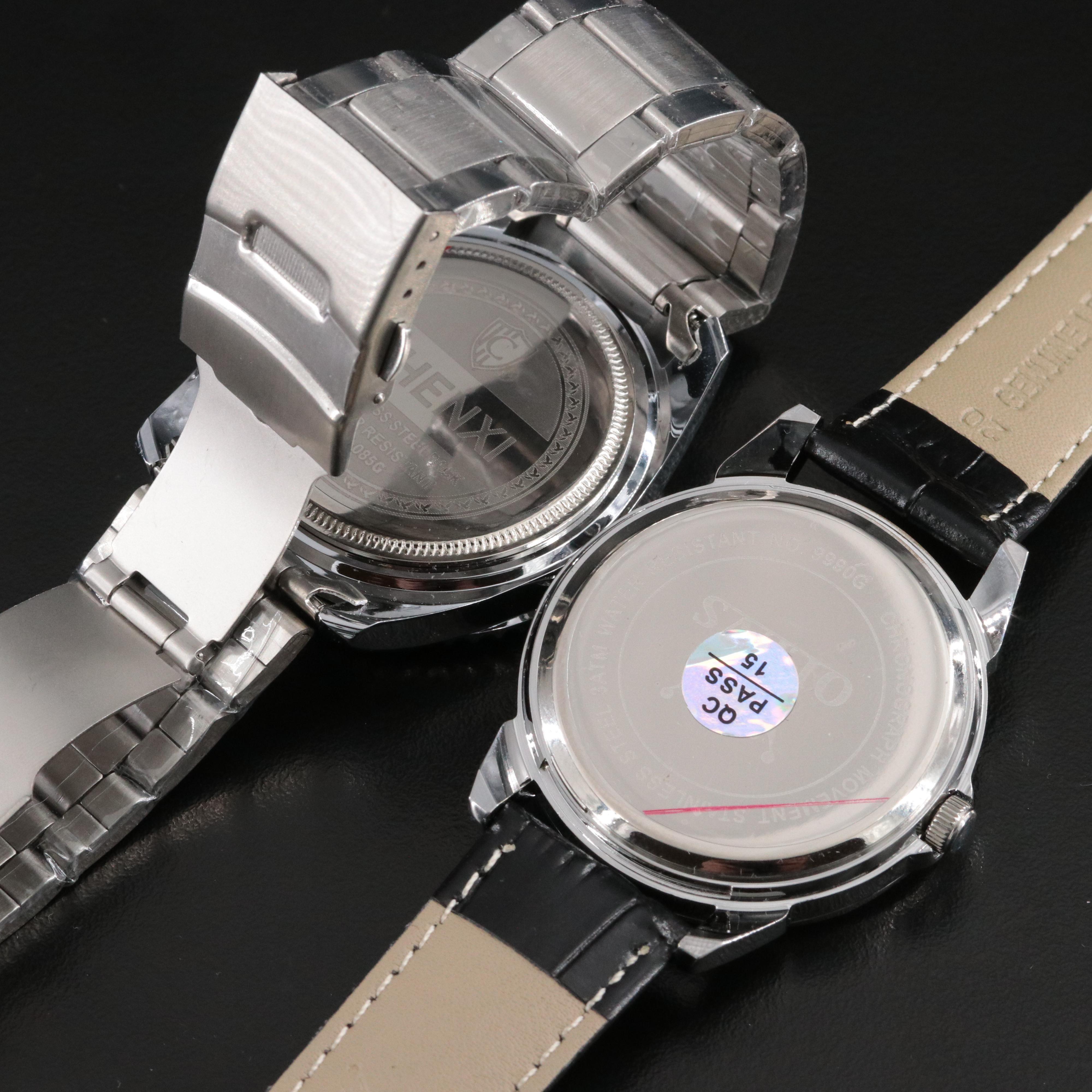 Two New Quartz Olevs & Chenxi Water Resistant Watches