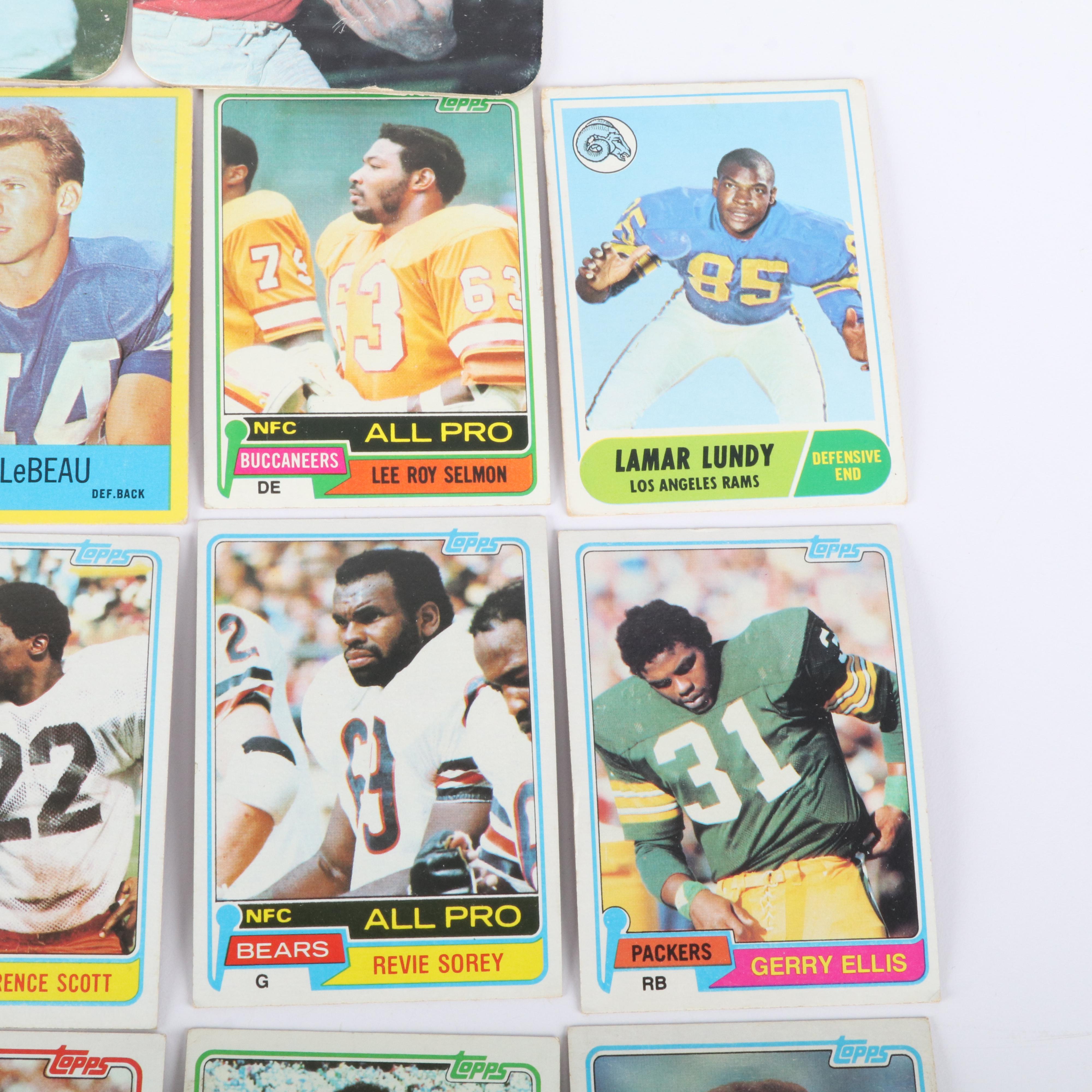 Topps and Philadelphia Football Cards Featuring O.J. Simpson, Randy Moss, & More