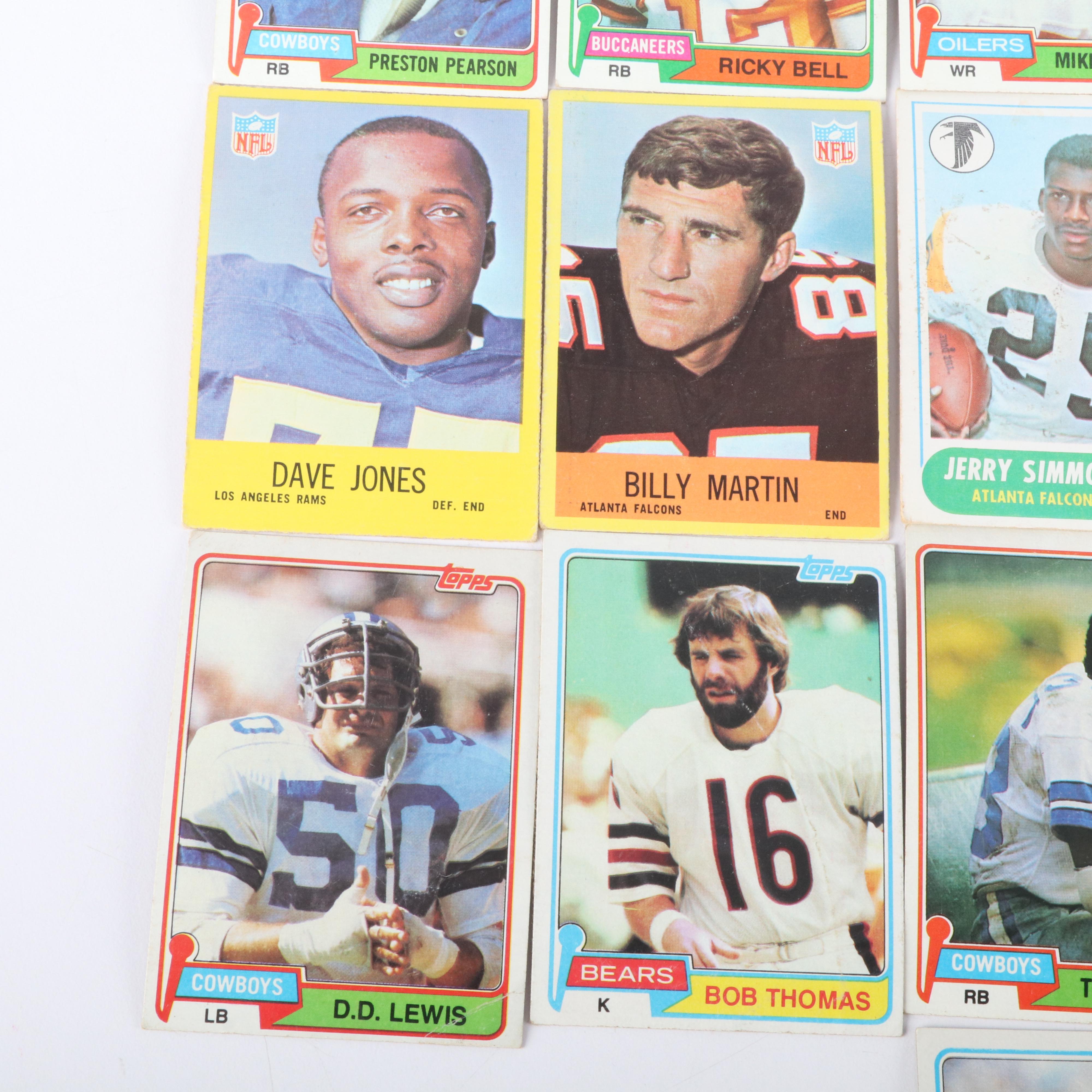 Topps and Philadelphia Football Cards Featuring O.J. Simpson, Randy Moss, & More
