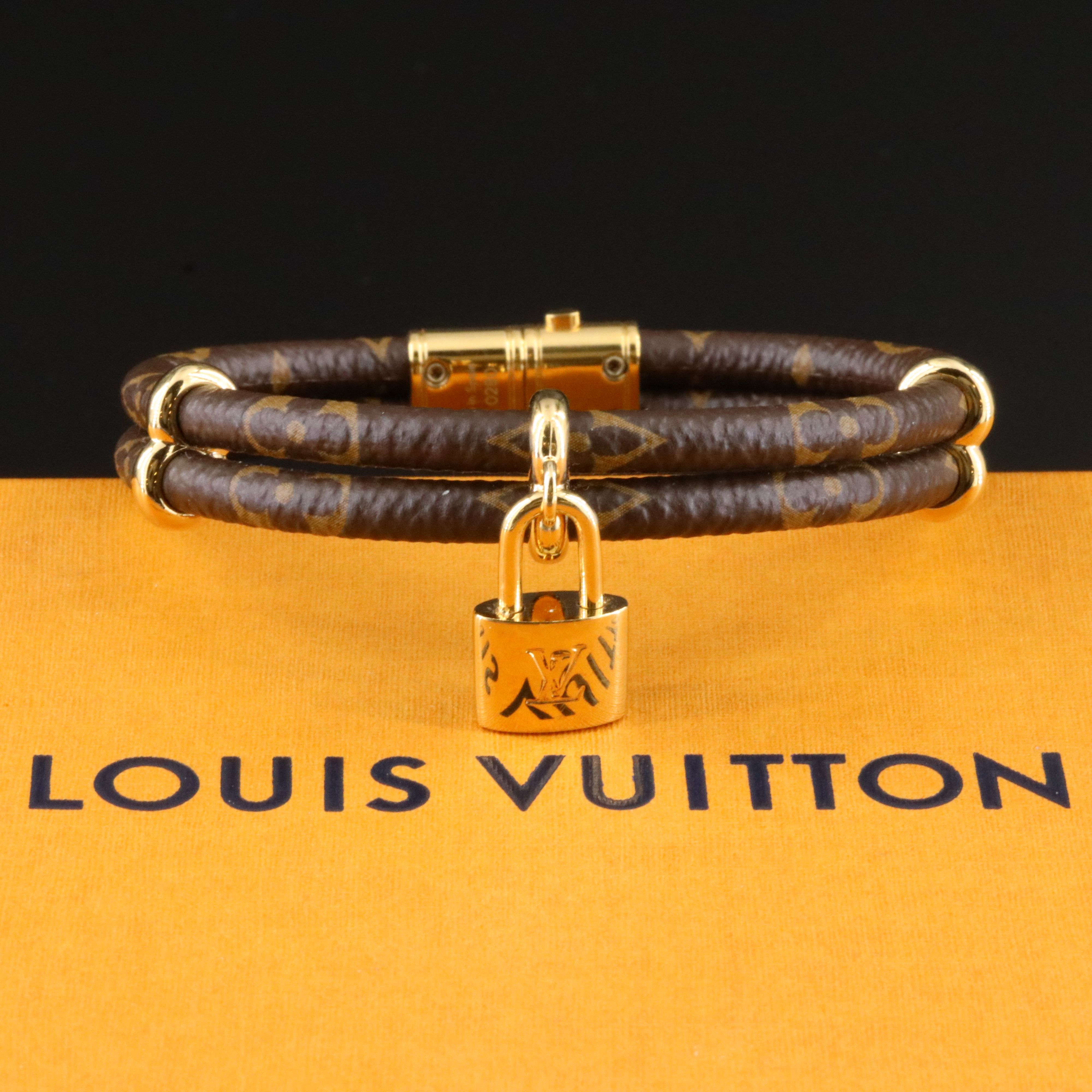 Louis Vuitton Keep It Twice Bracelet in Monogram Canvas