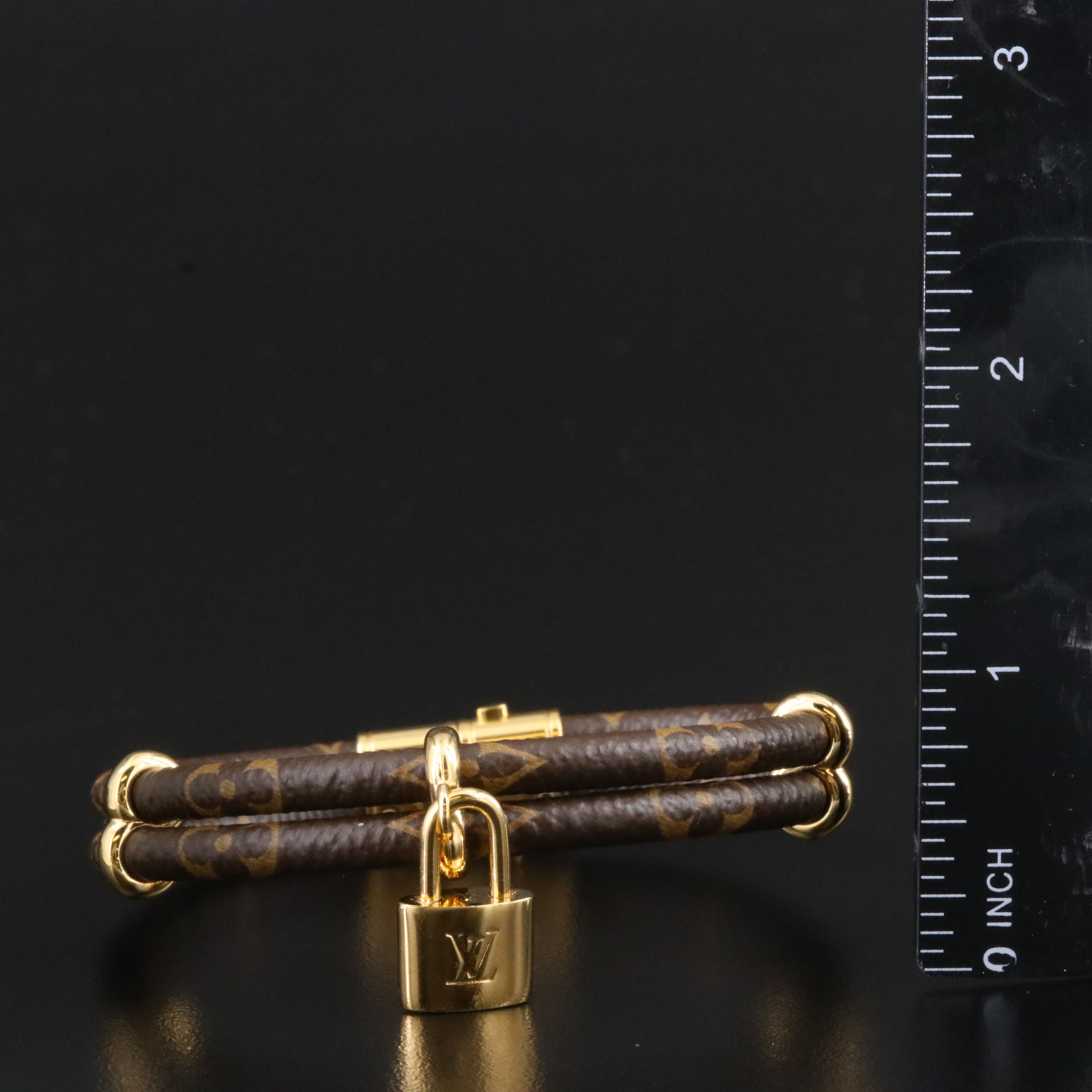 Louis Vuitton Keep It Twice Bracelet in Monogram Canvas